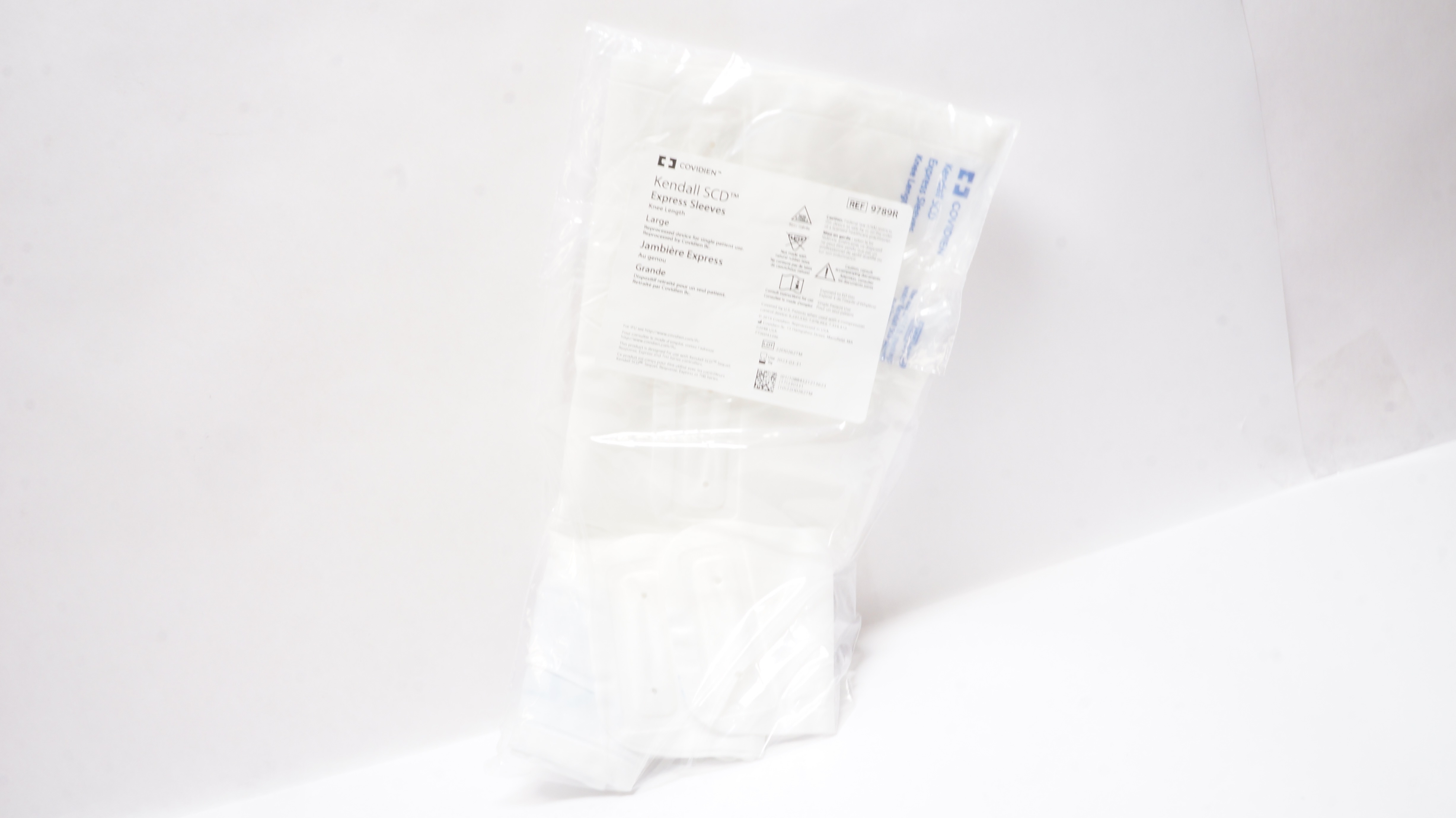 Covidien 9789R Kendall SCD Express Sleeves Knee Length Large (x)