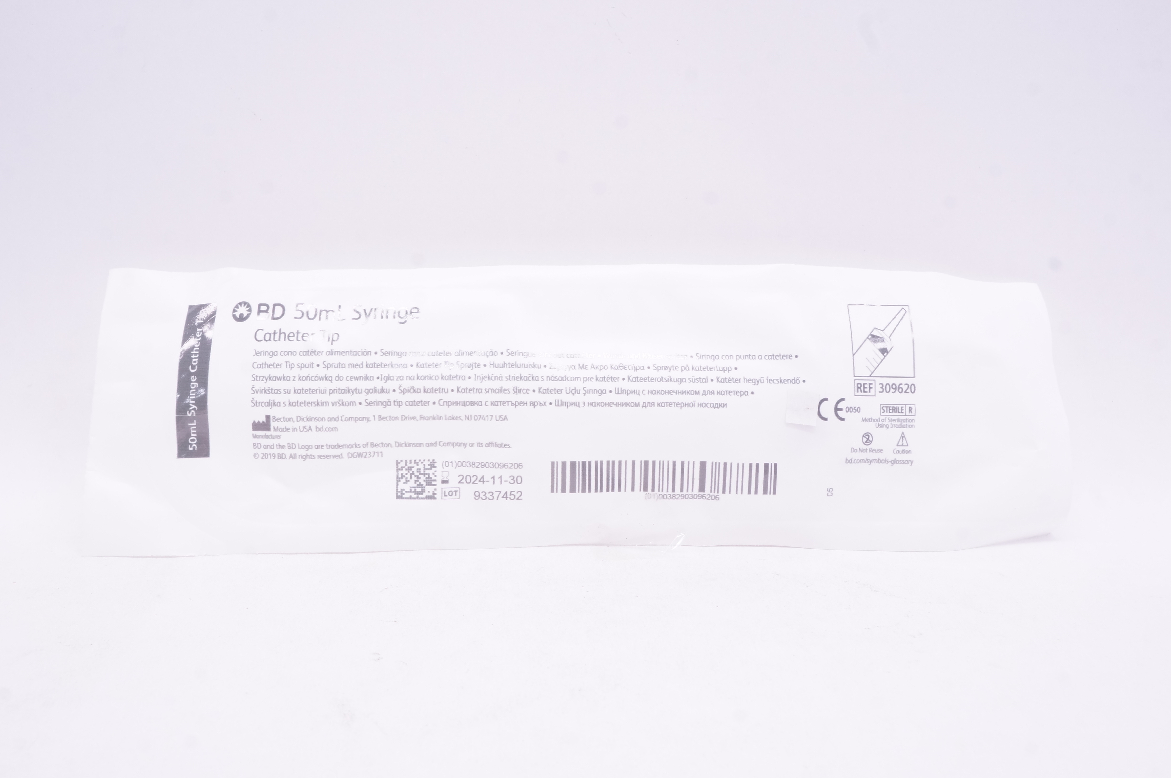 BD 309620 50ml Syringe Cath. Tip