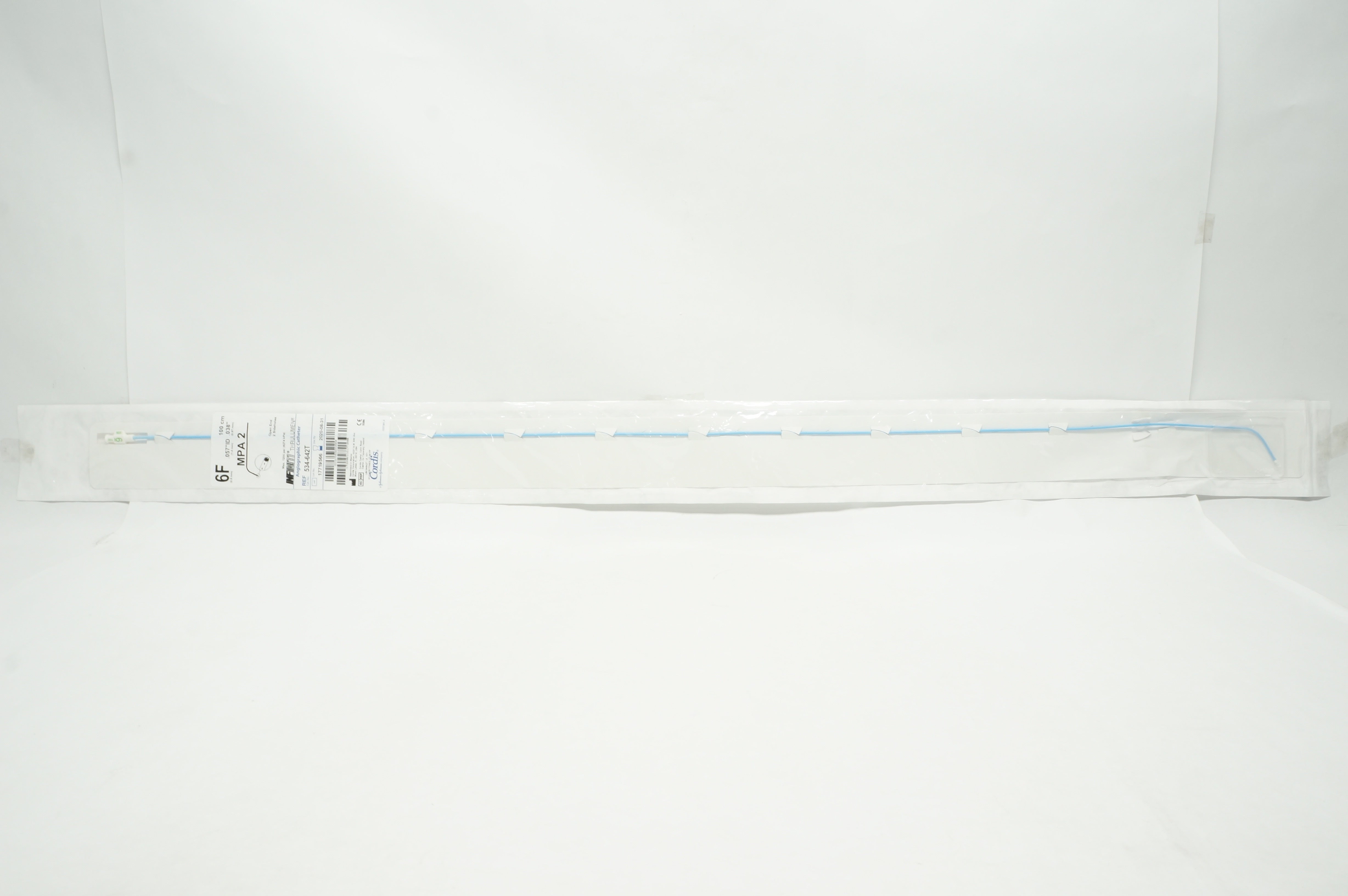 Cordis 534-642T Infiniti  MPA 2 Angiographic Cath. 6F x .057in x 100cm (x)