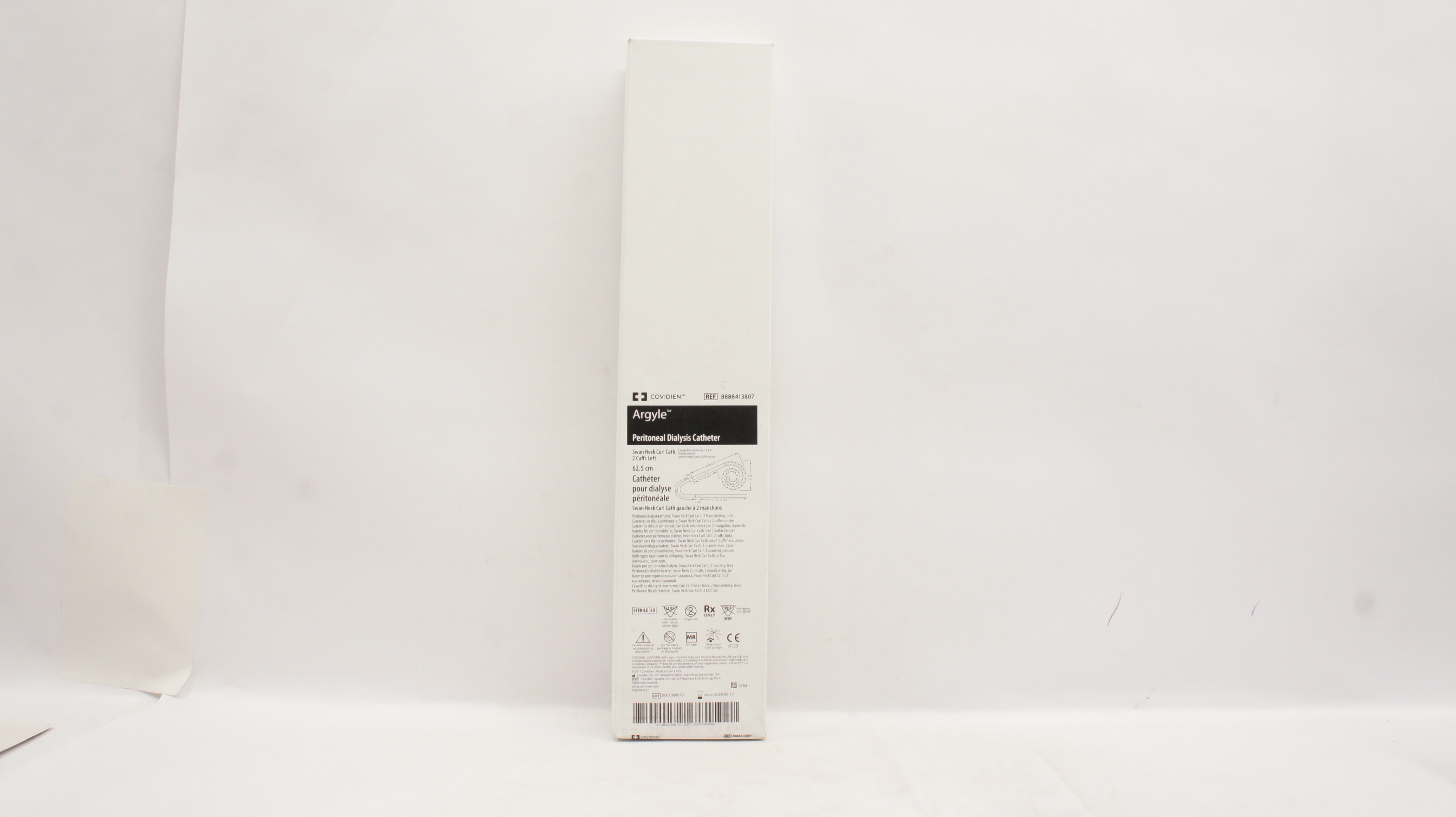 Covidien 8888413807 Argyle Peritoneal Dialysis Cath. 62.5mm