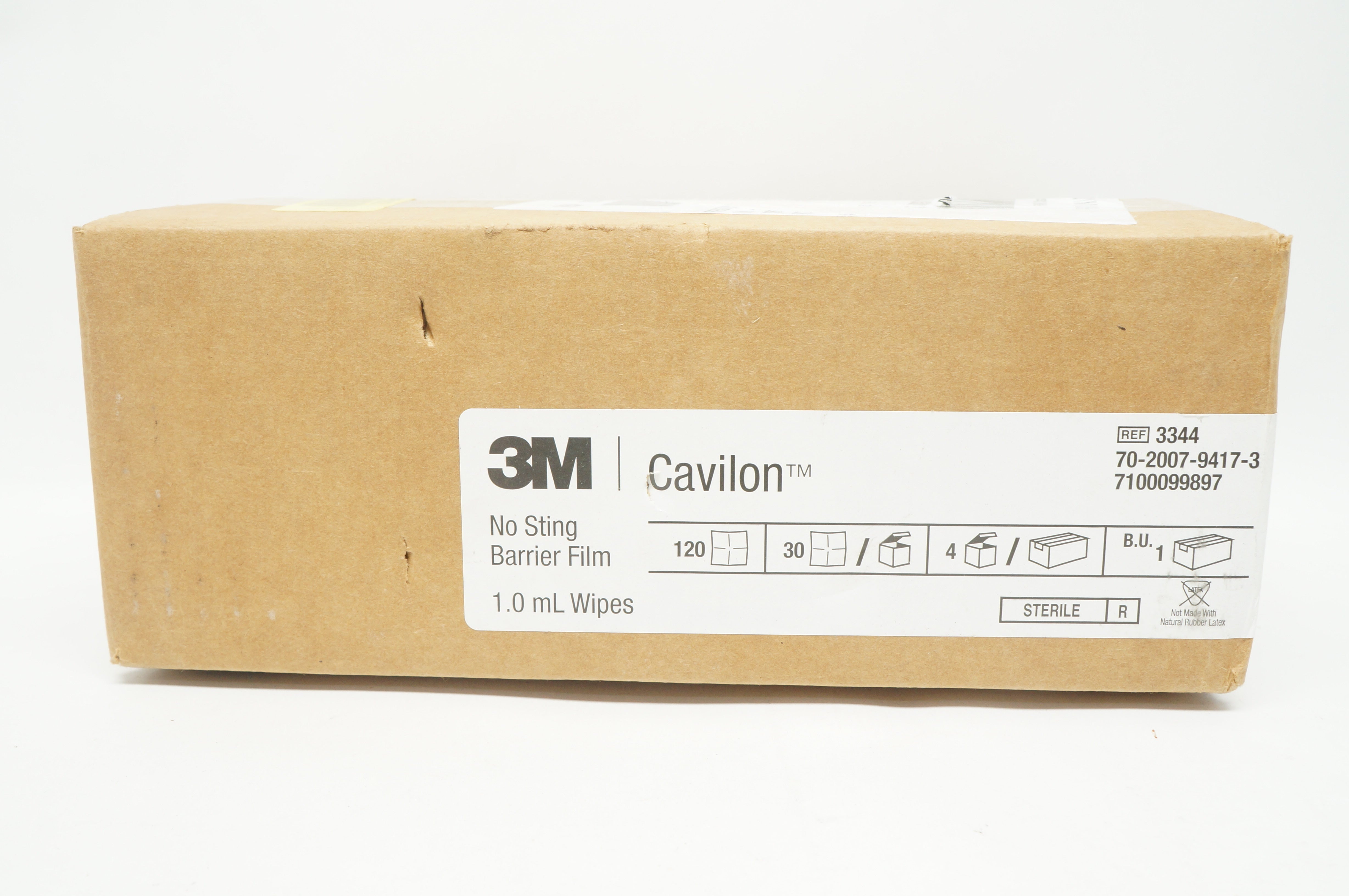 3M 3344 Cavilon No Sting Barrier Film 1.0mL - Box of 120