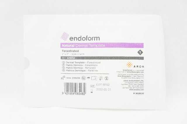 Aroa Biosurgery 529312 Endoform Natural Dermal Template 2inch x 2inch (x)
