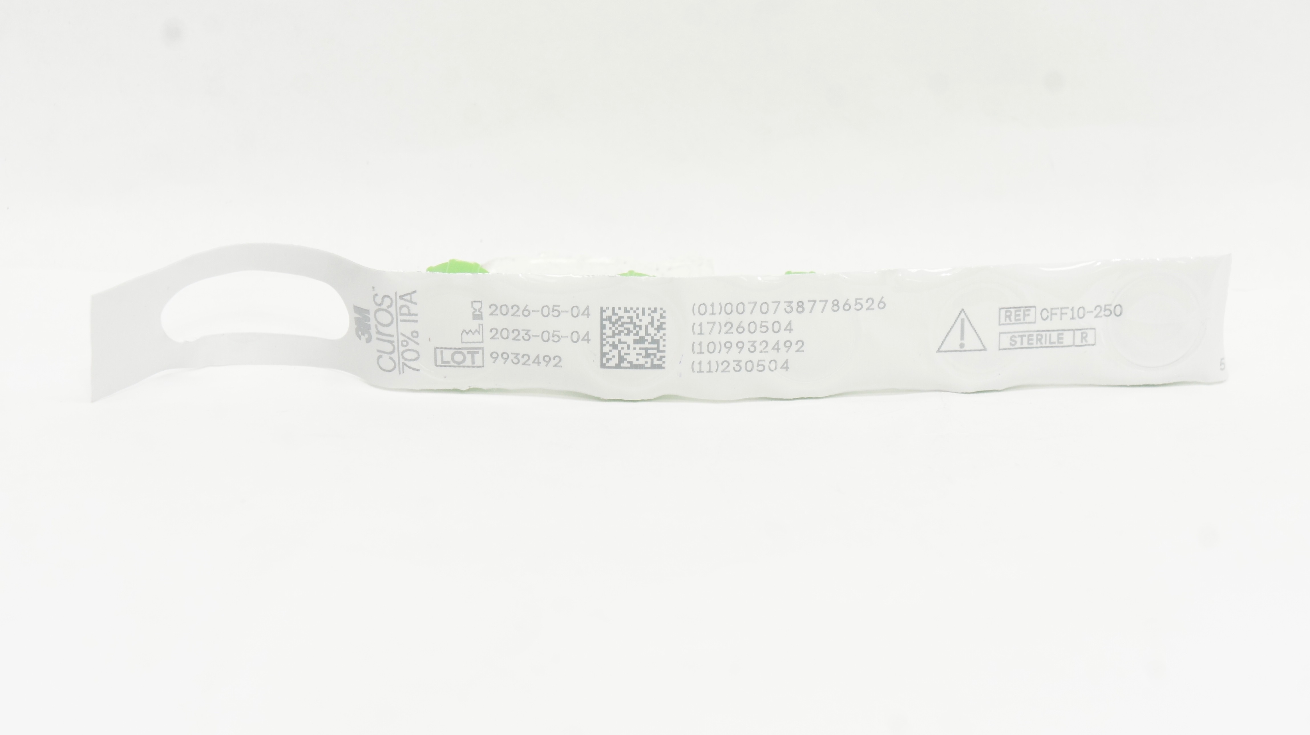 3M CFF10-250 CUROS Disinfecting Cap Strip for Ndleless Connectors - Pack of 5