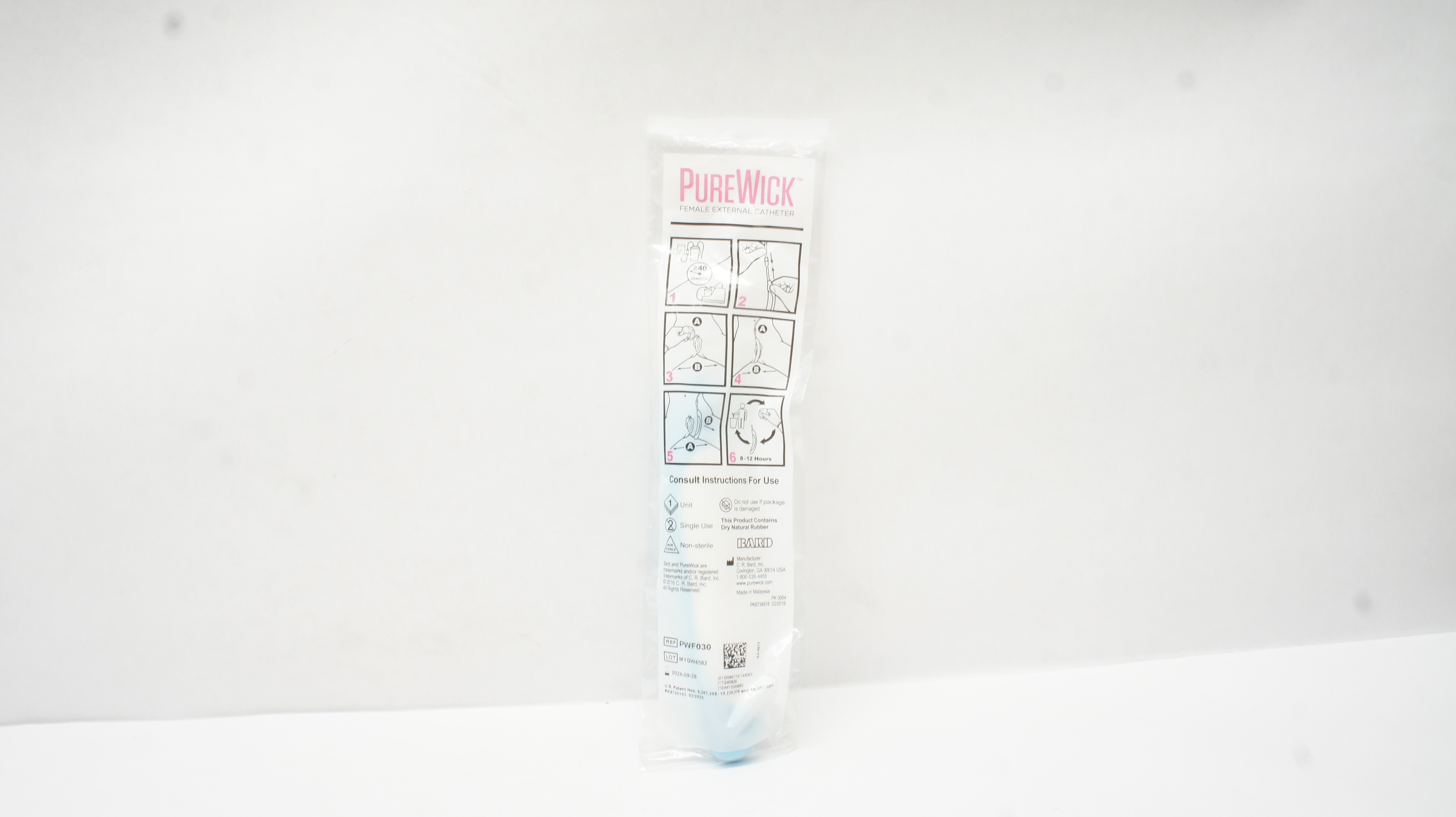 Bard PWF030 PureWick Female External Cath. ≥40 mmHg