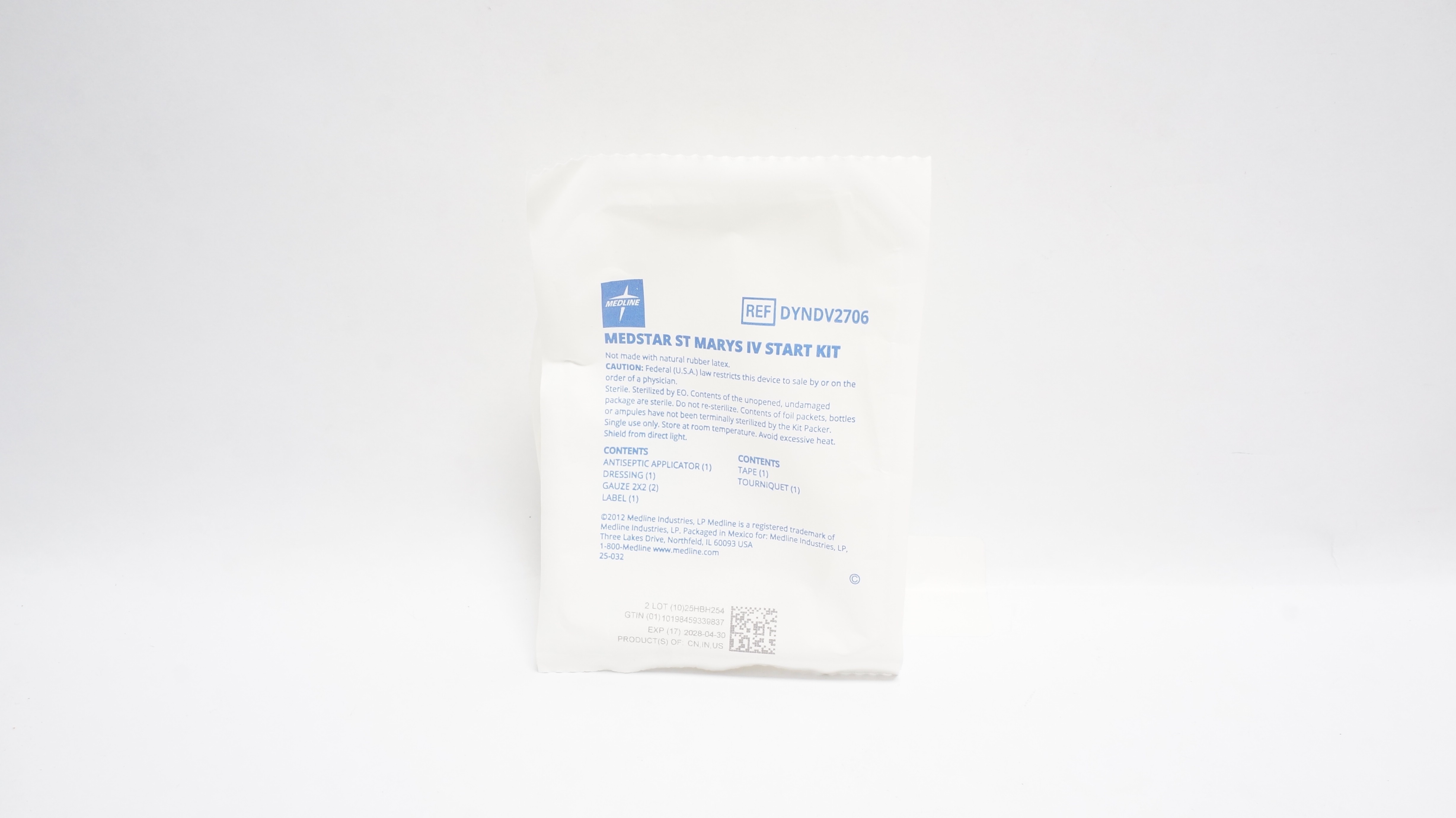 Medline DYNDV2706 MEDSTAR ST MARYS IV START KIT