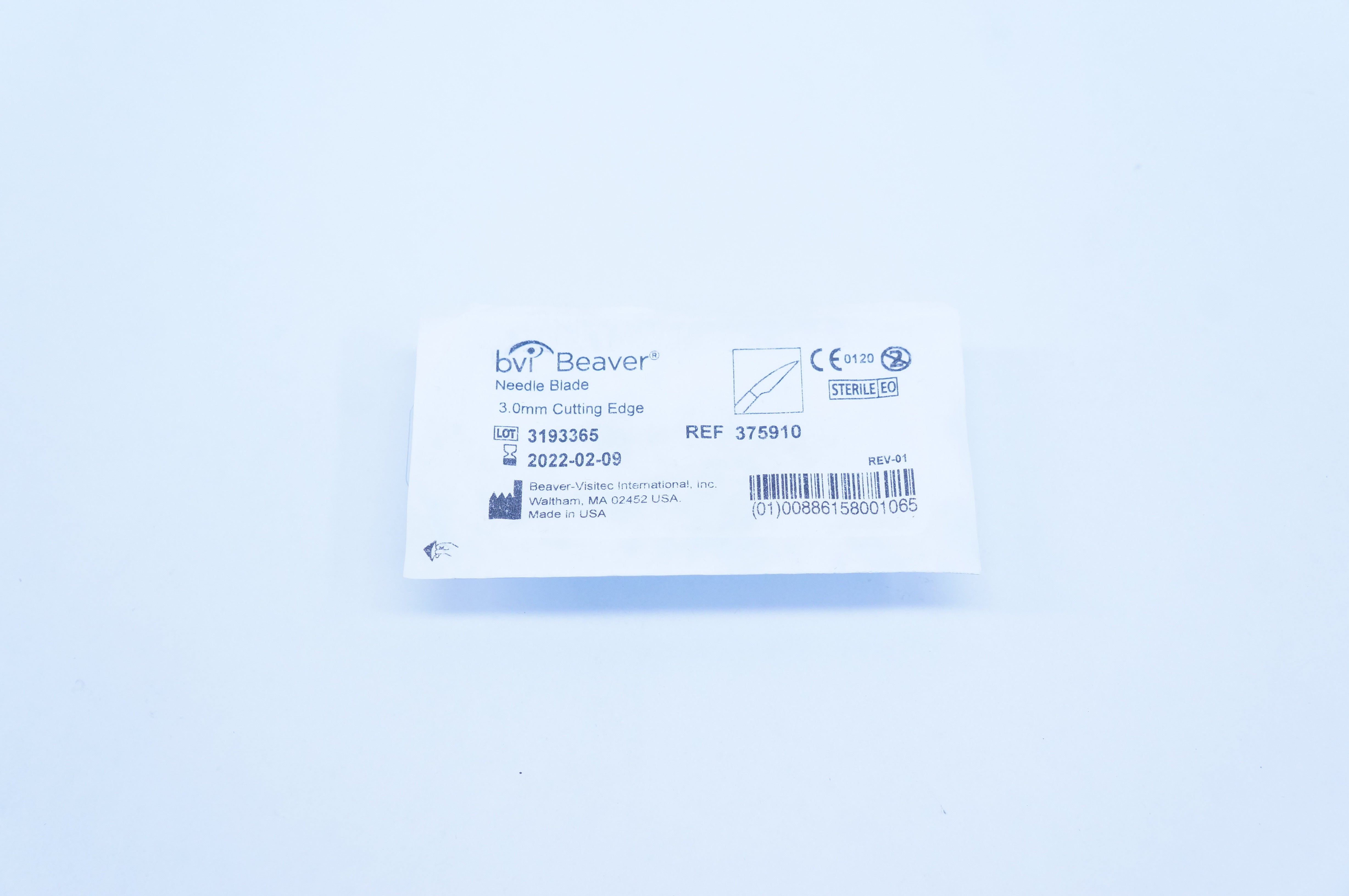 BVI Beaver 375910 Ndle Blade 3.0mm Cutting Edge