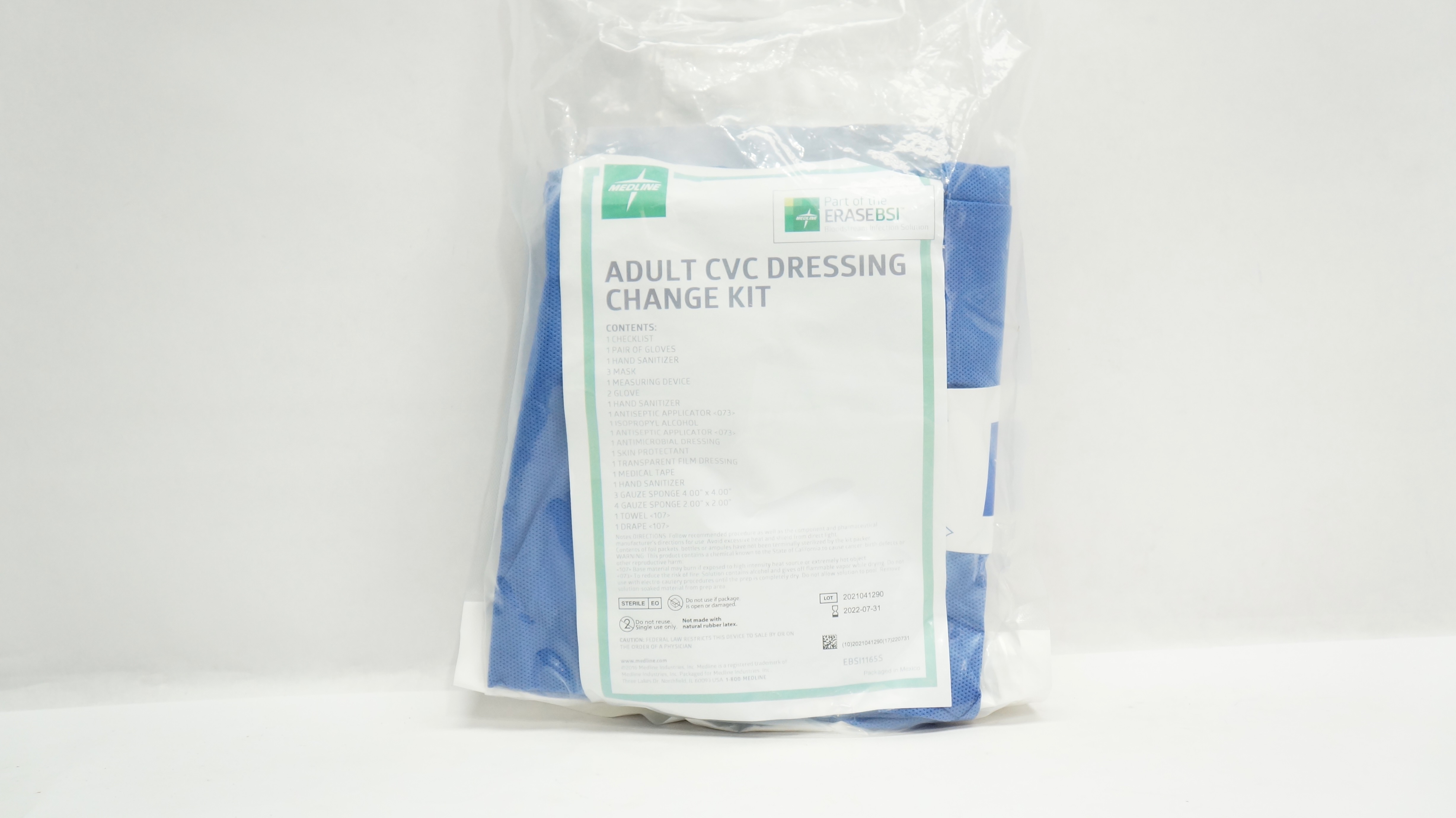 Medline EBSI1165S Erasebsi Inova Adult CVC Dressing Change Kit (x)