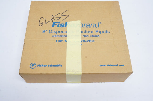 Fisher Scientific 13-678-20D Disposable Borosilicate Glass Pasteur Pipets 9inch