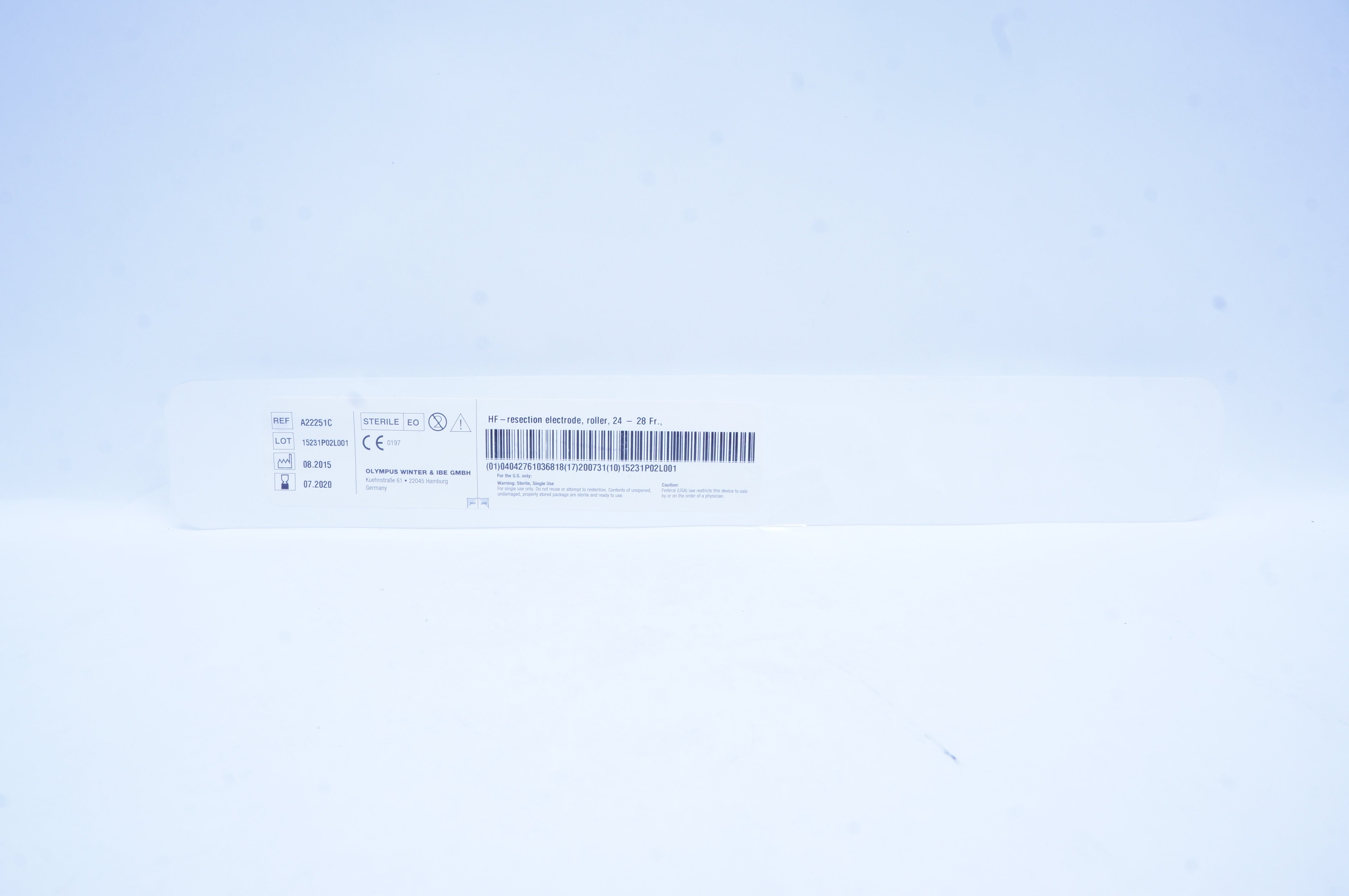 Olympus A22251C HF Resection Electrode, Roller, 24 - 28Fr (x)