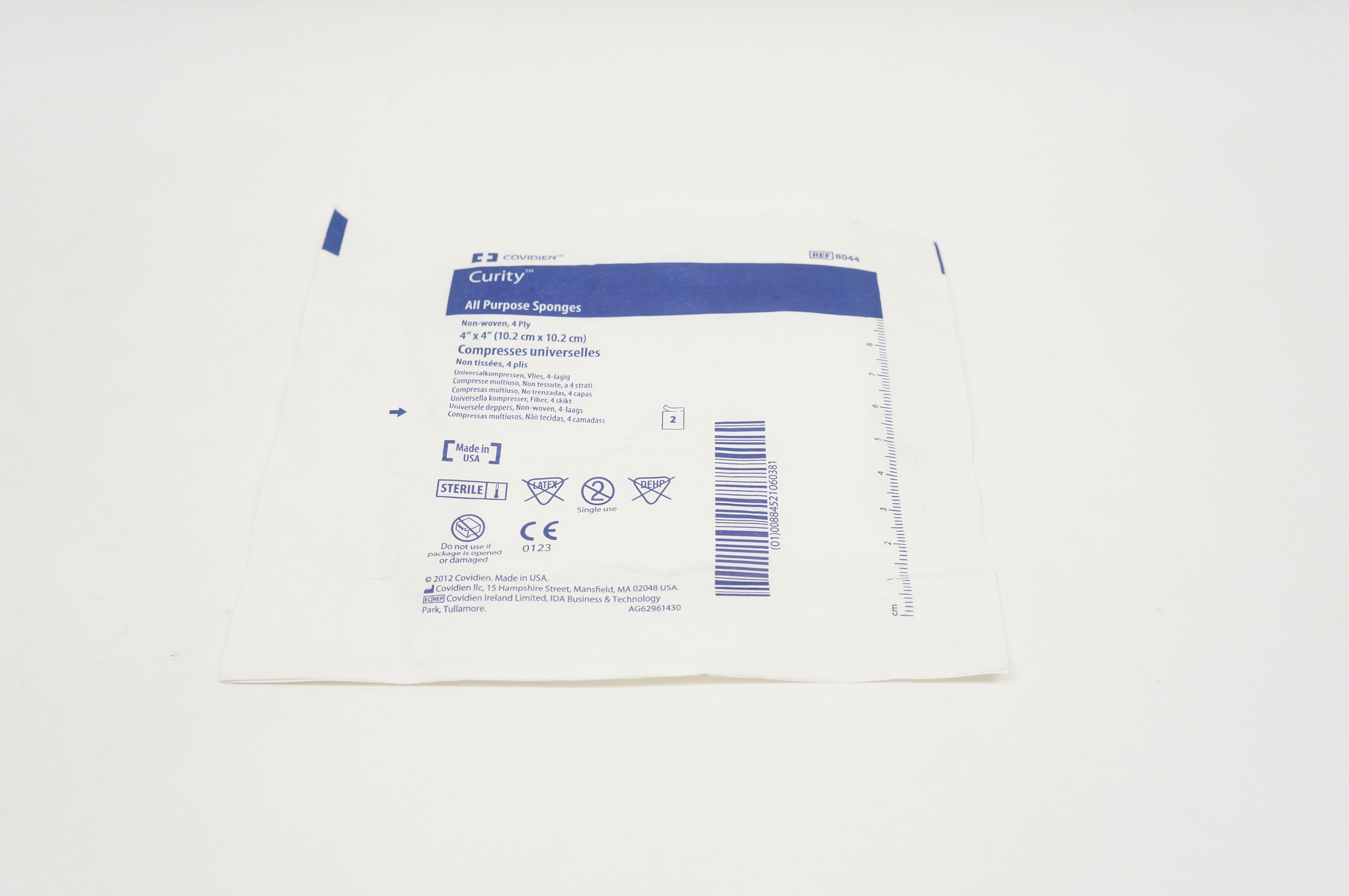 Covidien 8044 Curity All Purpose Sponges 4inch x 4inch