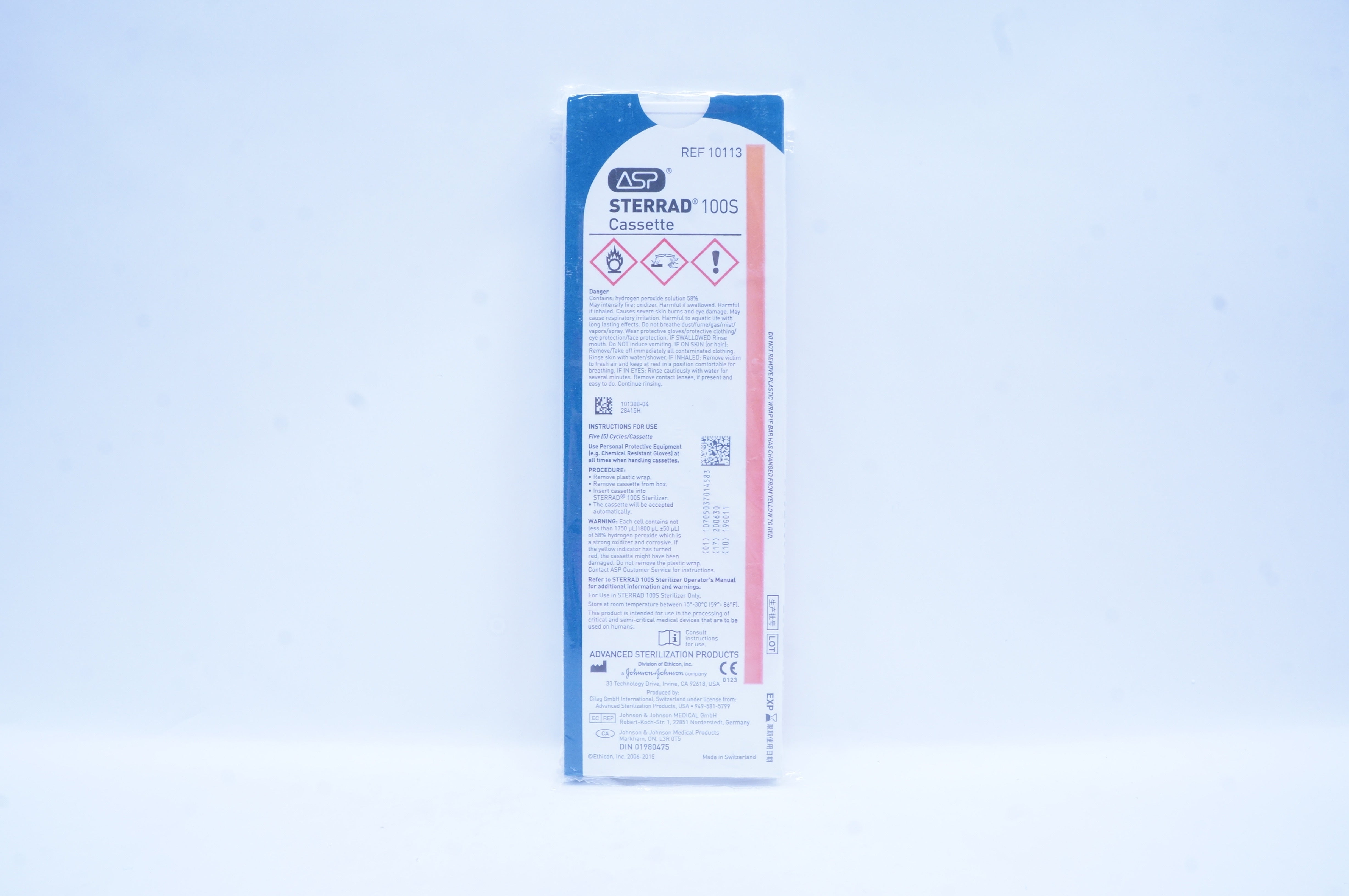 Ethicon 10113 ASP Sterrad 100S Cassette (x)