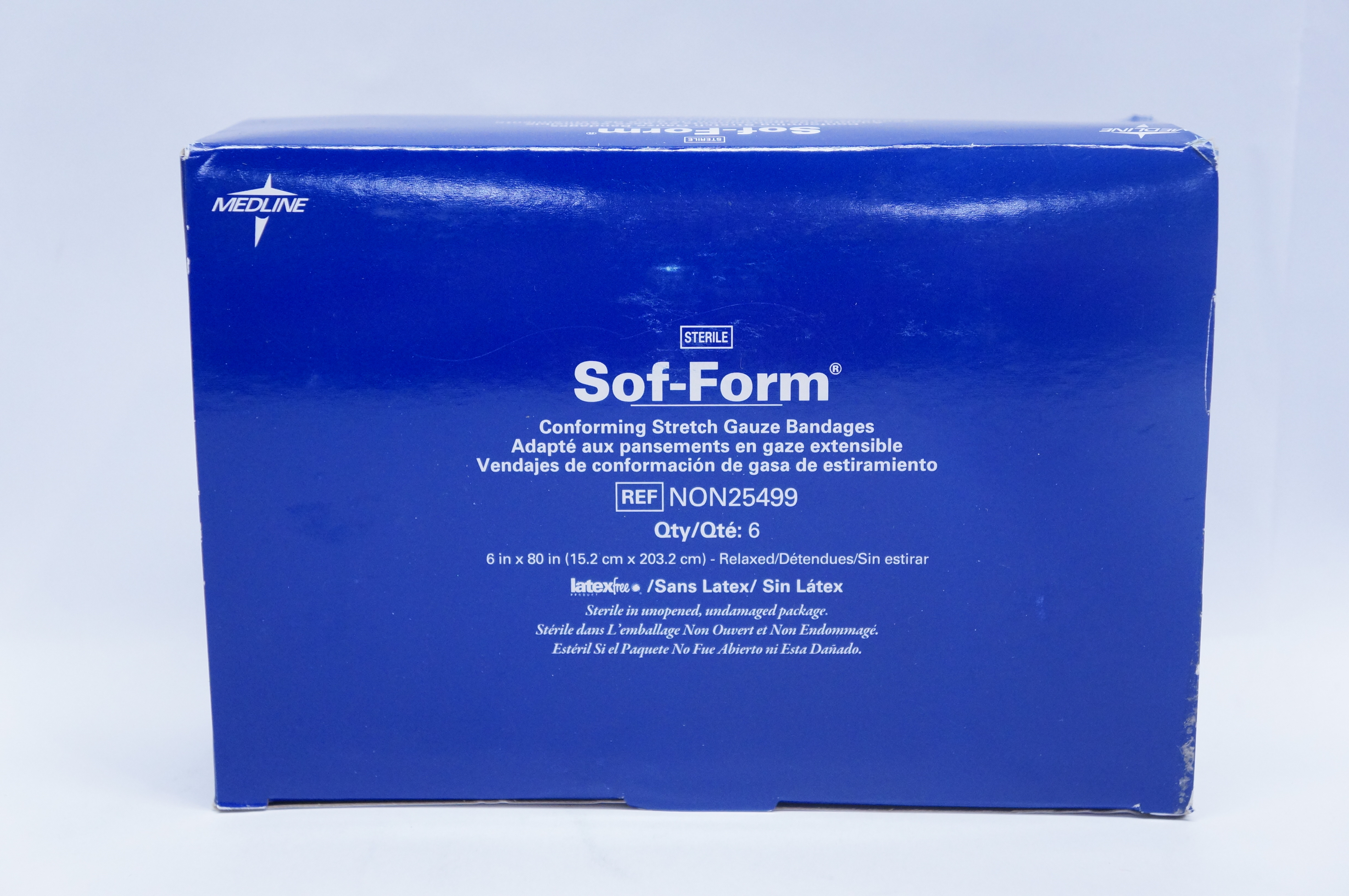 Medline NON25499 Sof-Form Conforming Stretch Gauze Bandages 6 x 80inch -Box of 6