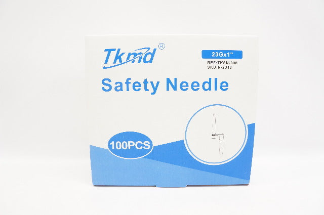 Anhui Tiankang Medical TKSN-008 N-2310 Safety Ndle 23G x 1inch - Box of 100