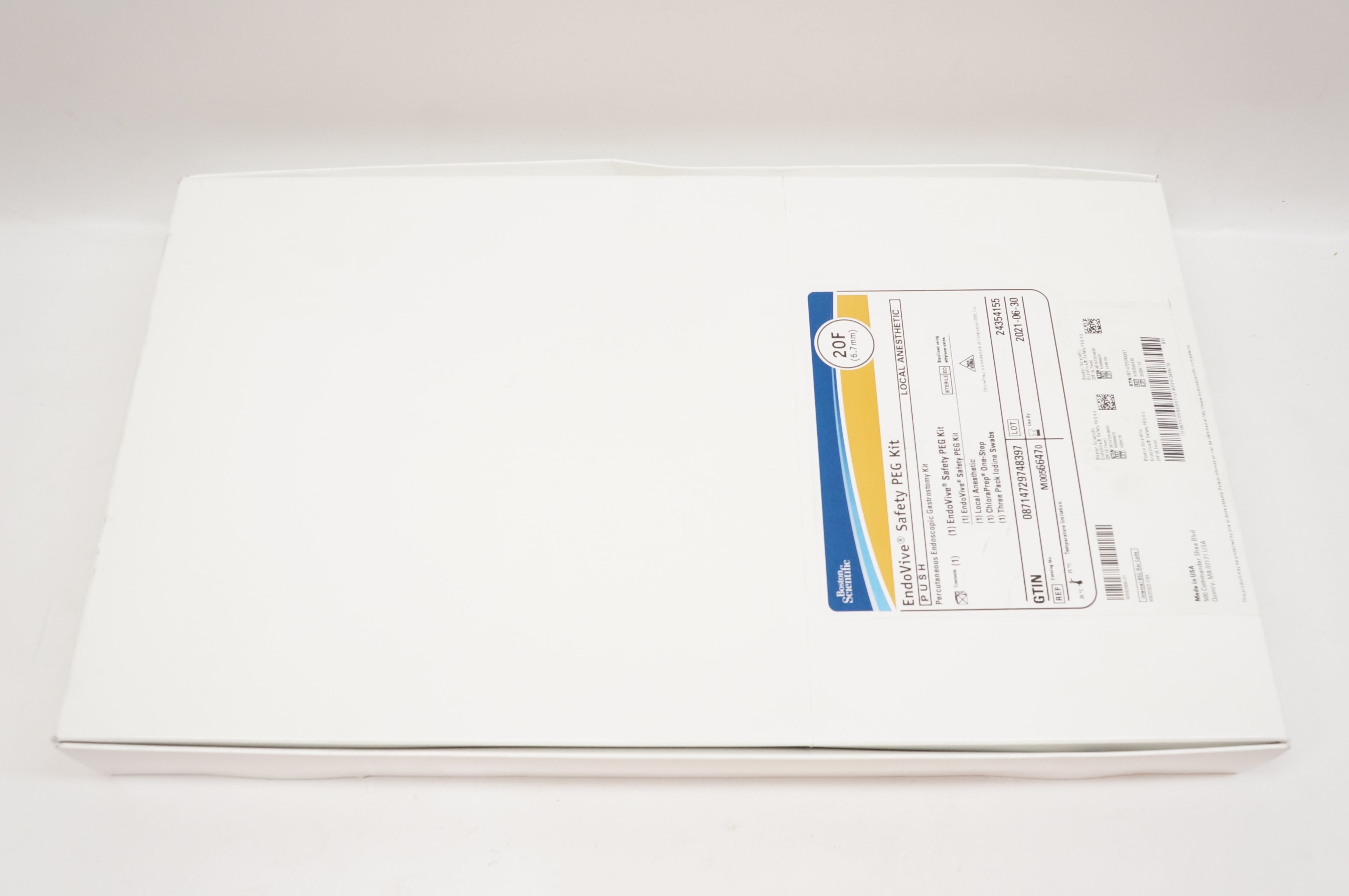 Boston Scientific 6647 EndoVive Safety PEG Kit Endoscopy 20F