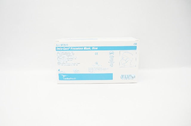Cardinal Health AT7511 Insta-Gard Procedure Mask, Blue (x) - Box of 50