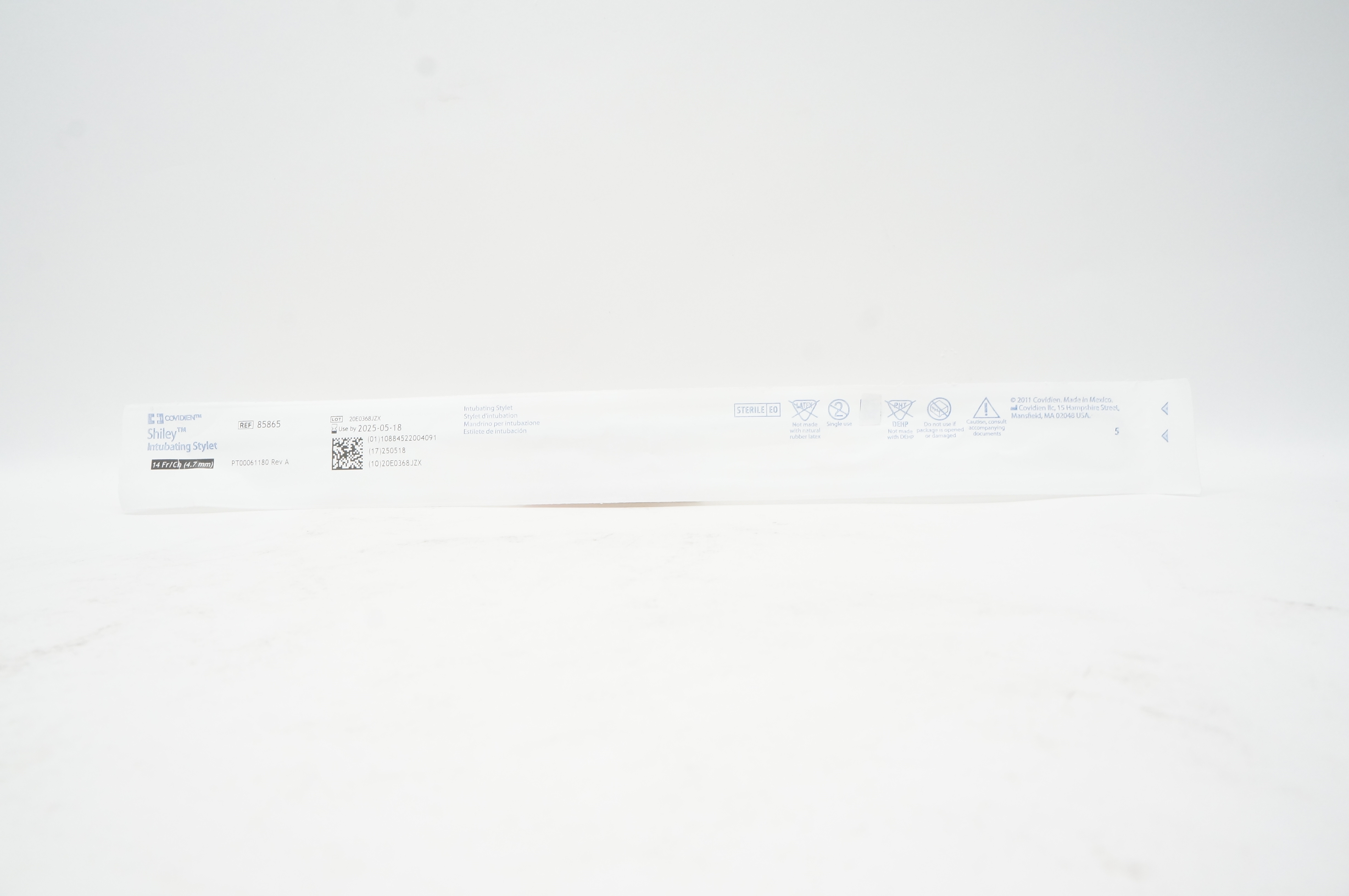 Covidien 85865 Shiley Intubating Stylet 14Fr/Ch