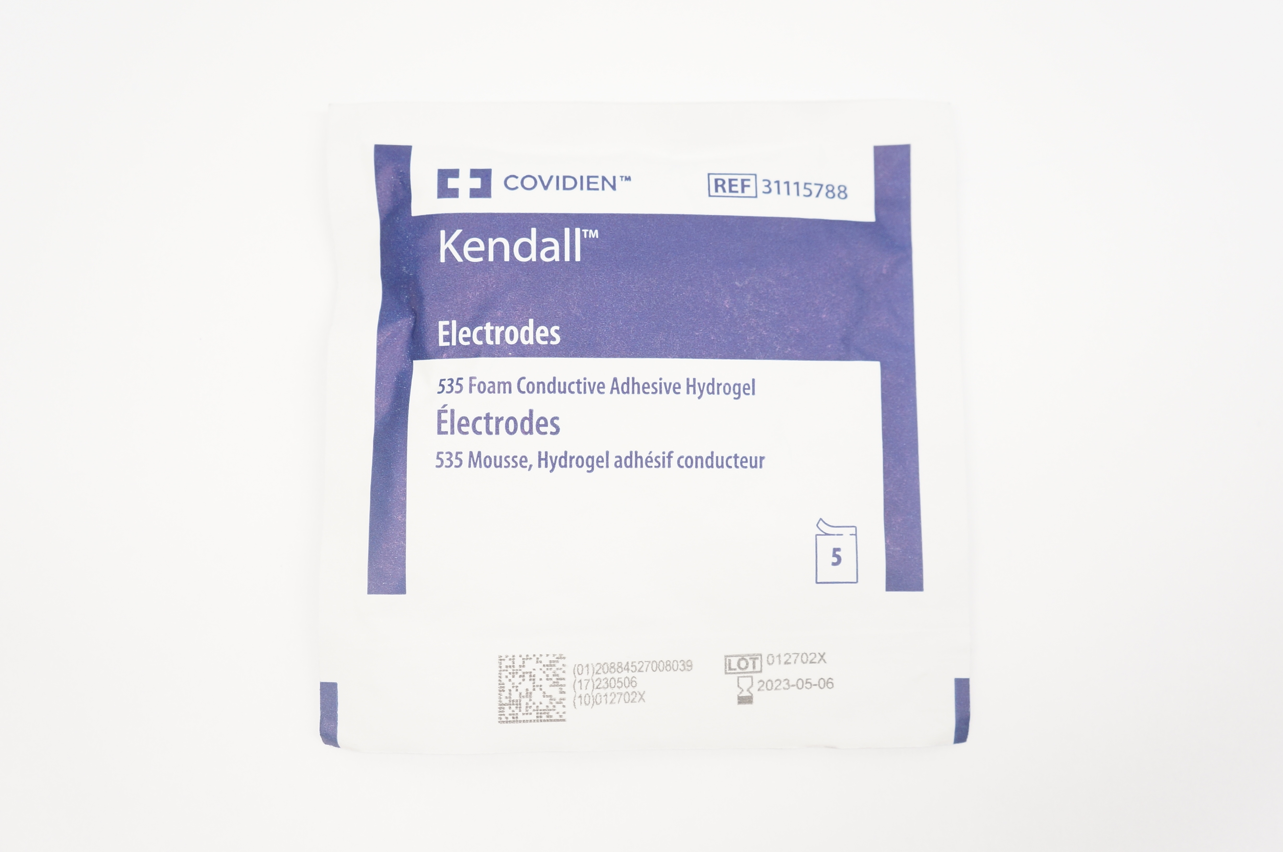 Covidien 31115788 Kendall Electrodes 535 Foam Conductive Adhesive Hydrogel