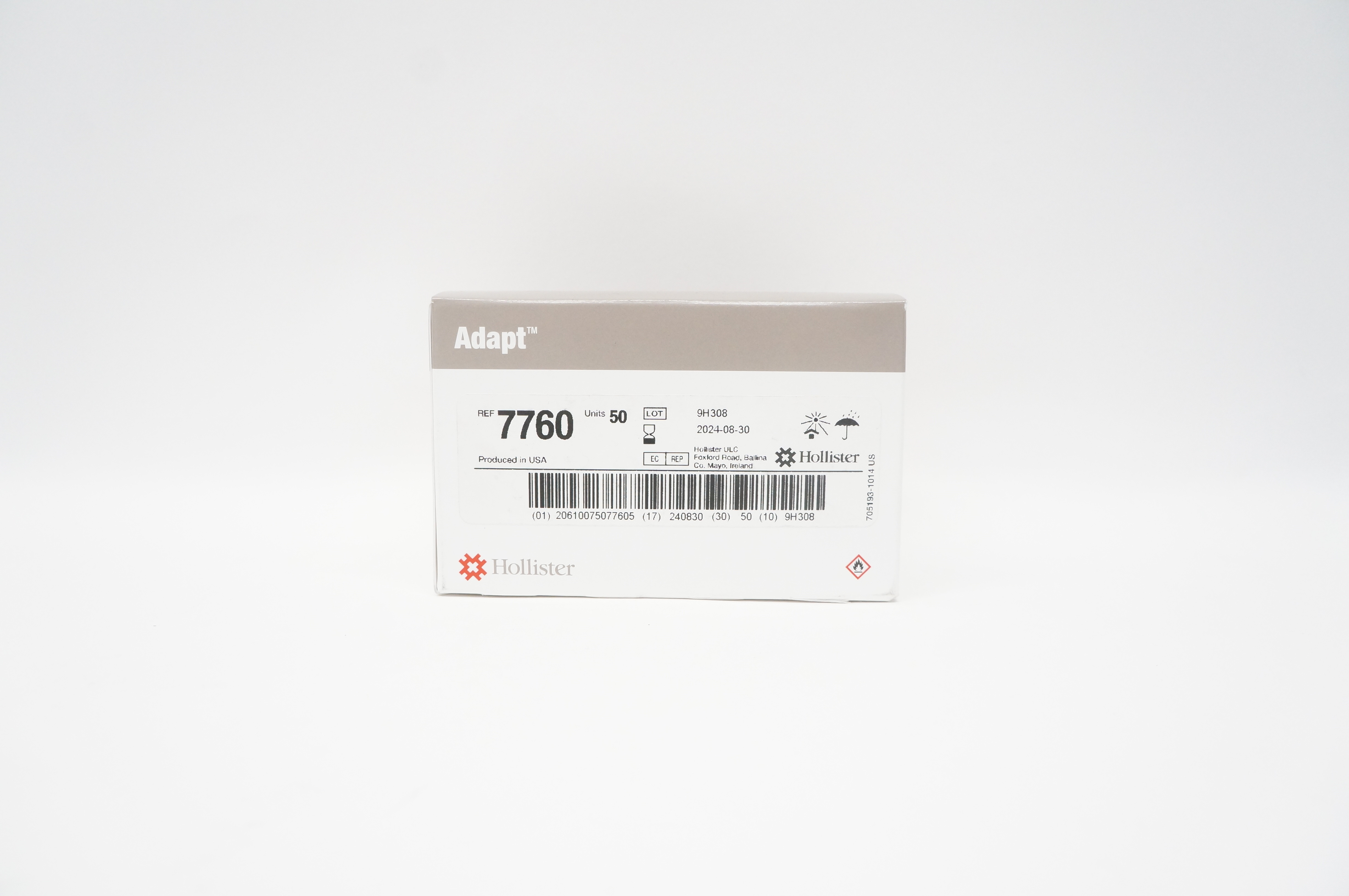 Hollister 7760 Adapt Universal Remover Wipes - Box of 50
