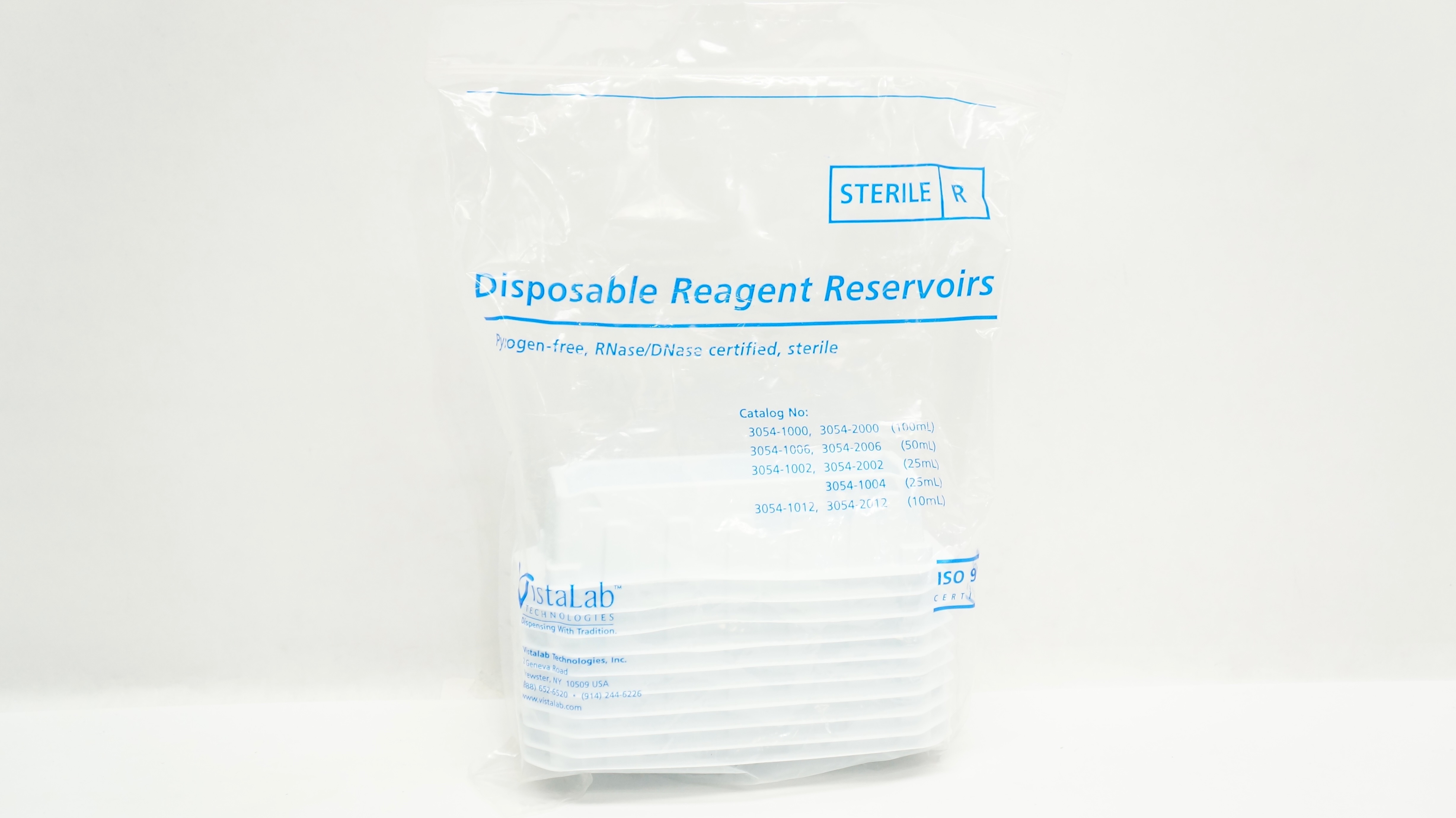 VistaLab Disposable Reagent Reservoirs Pyrogen-Free, RNasel/DNase Certified