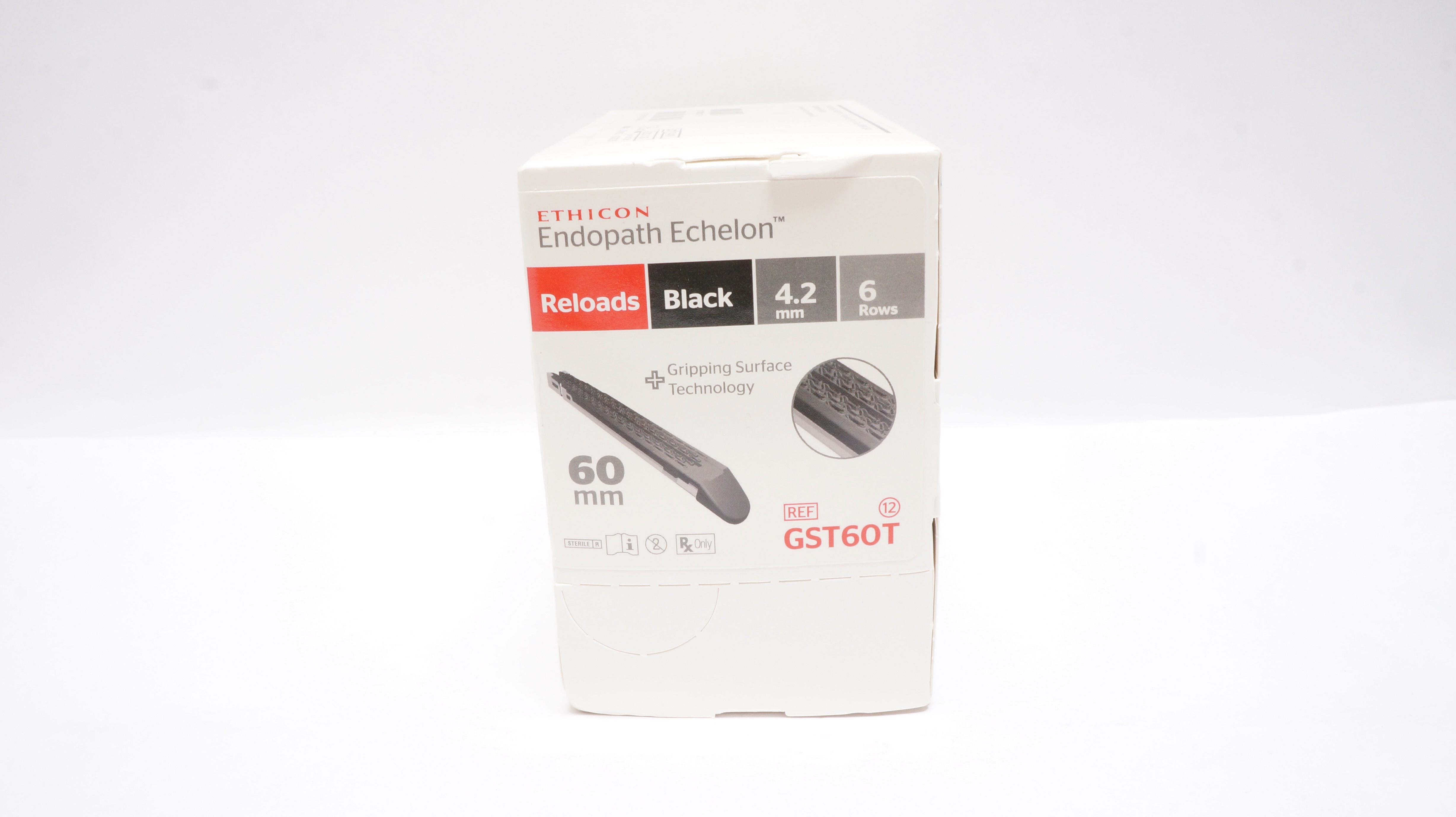 Ethicon GST60T Endopath Echelon Reloads, 60mm x 4.2mm 6 Rows (x) - Box of 12