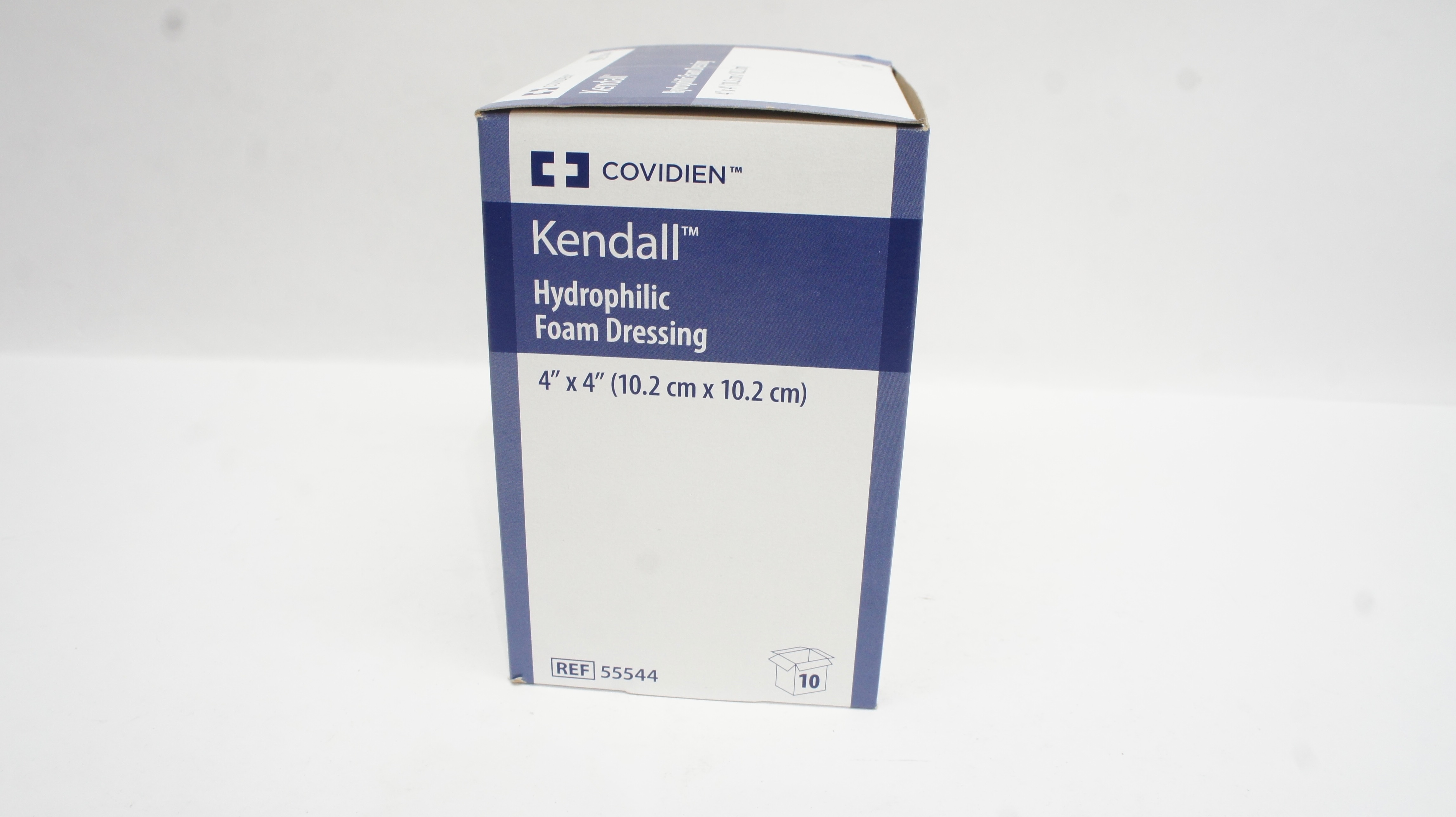 Covidien 55544 Kendall Hydrophilic Foam Dressing 4inch x 4inch - Box of 10