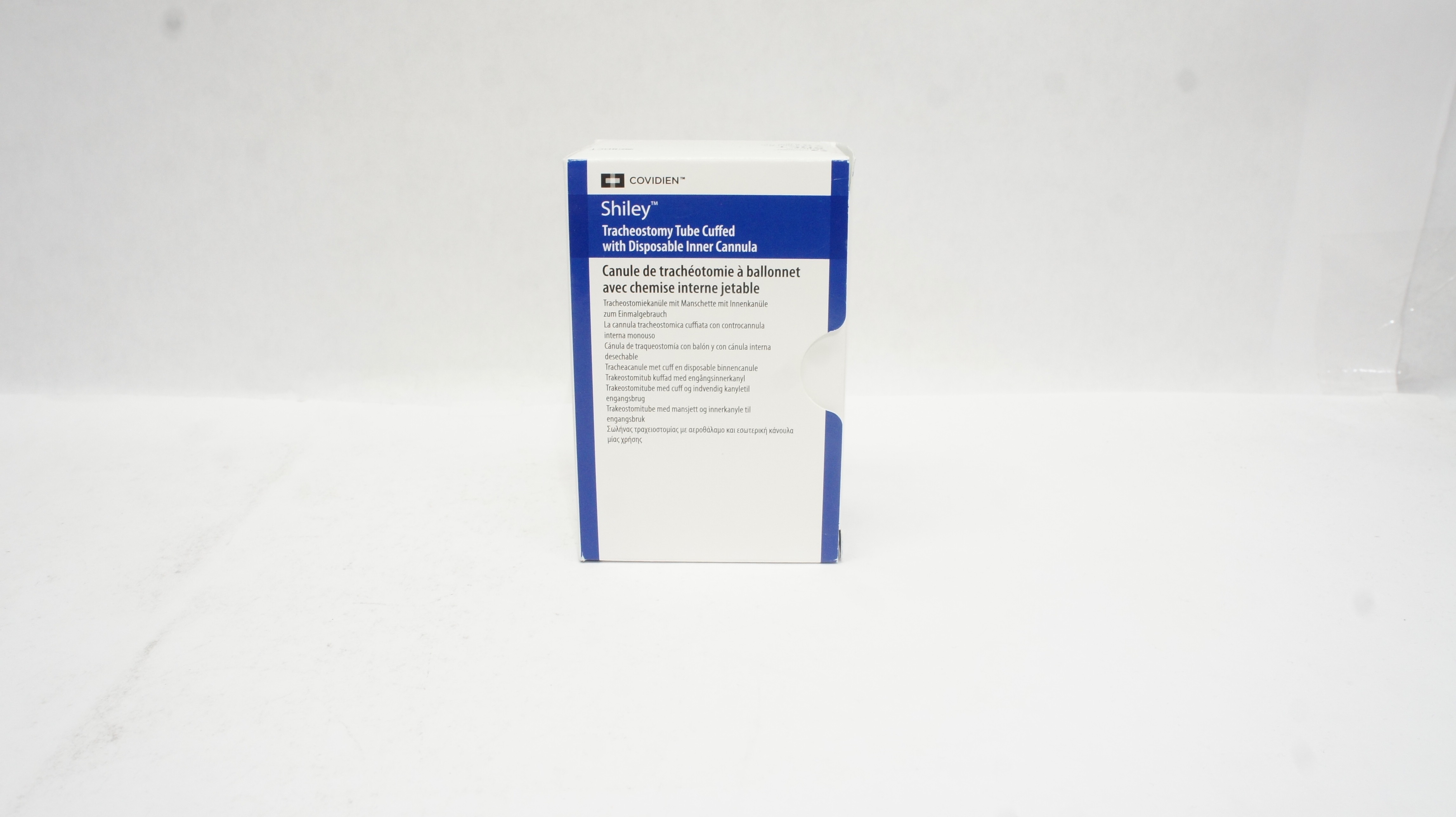 Covidien 8DCT Shiley Tracheostomy Tube Cuffed 7.6ID x 12.2OD x 27.0mm x 79mm