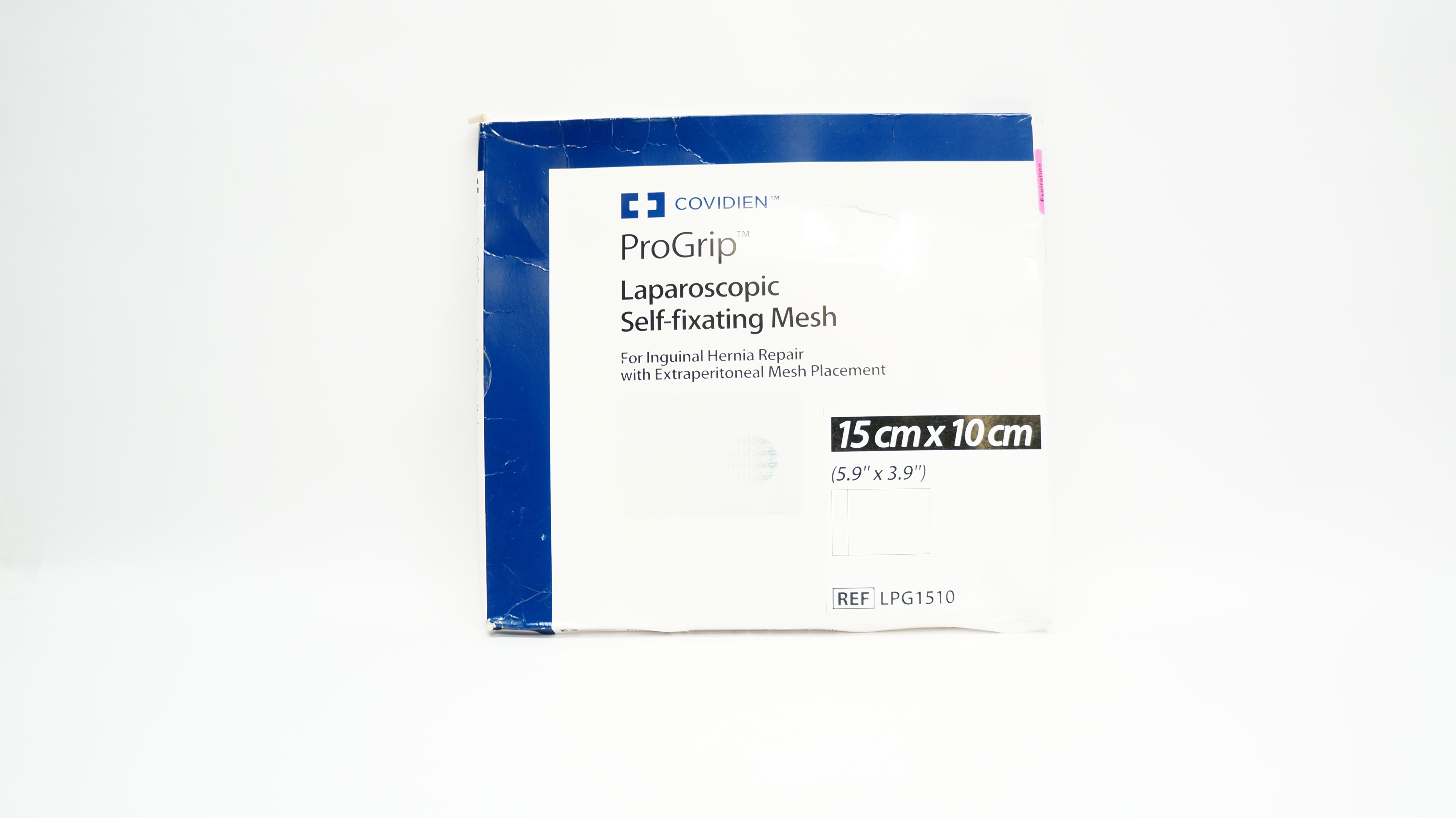 Covidien LPG1510 ProGrip Laparoscopic Self-fixating Mesh 5.9inch x 3.9inch