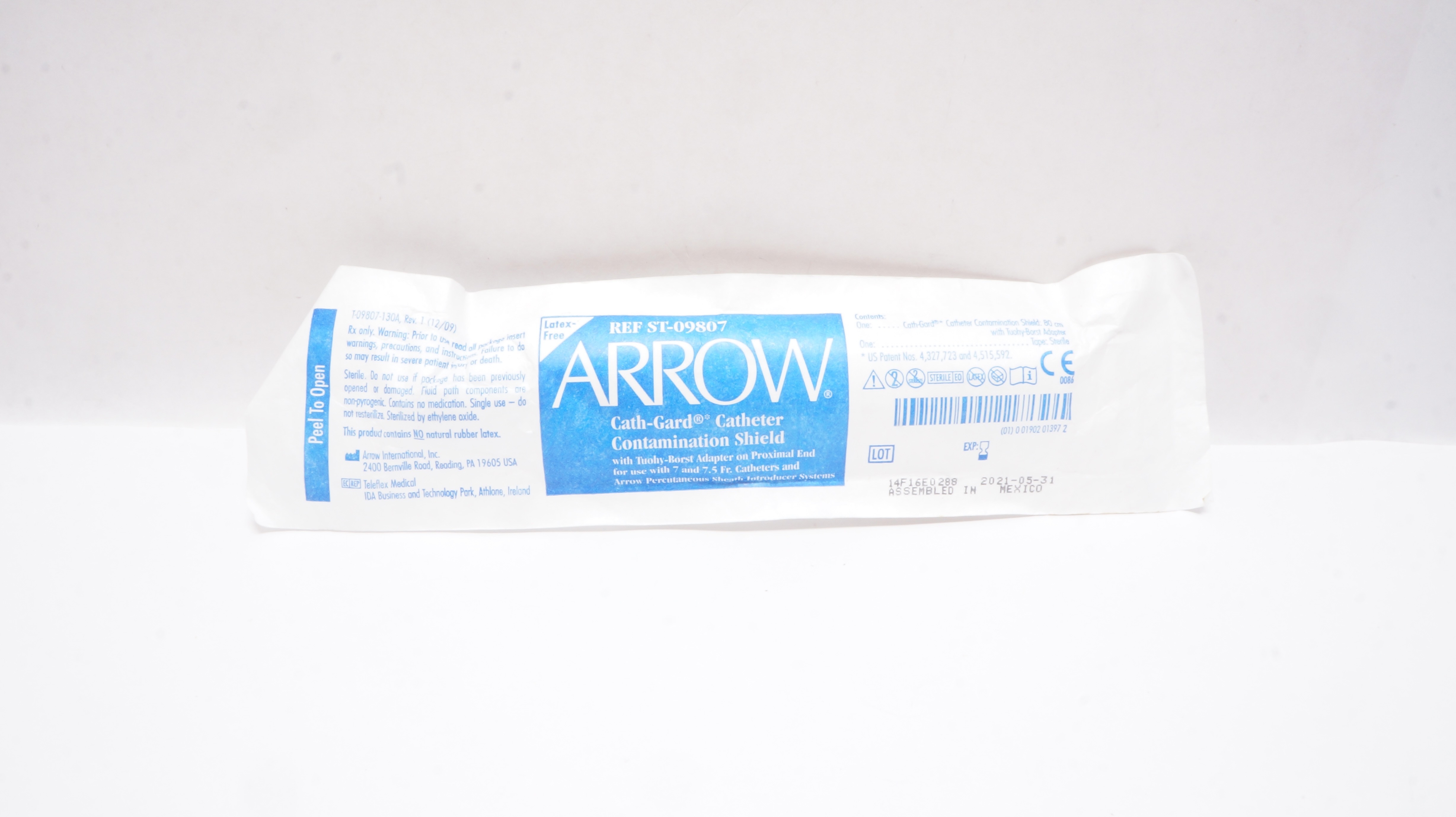 Arrow ST-09807 80cm Cath-Gard Cath. Contamination Shield (x)