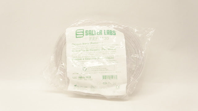 Salter Labs 1130 Pediatric Oxygen Mask with Safety Vent with 7ft. Supply Tube