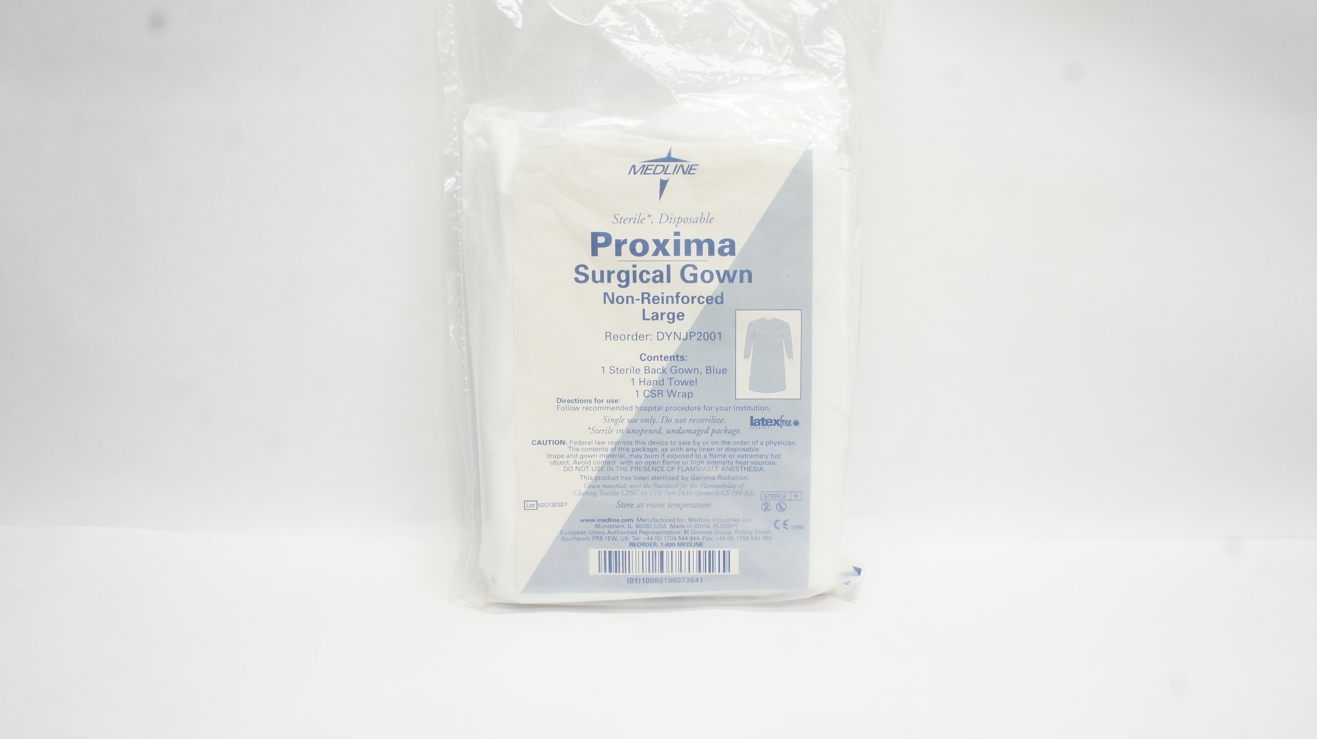 Medline DYNJP2001S Proxima Surgical Gown Non-Reinforced, Large