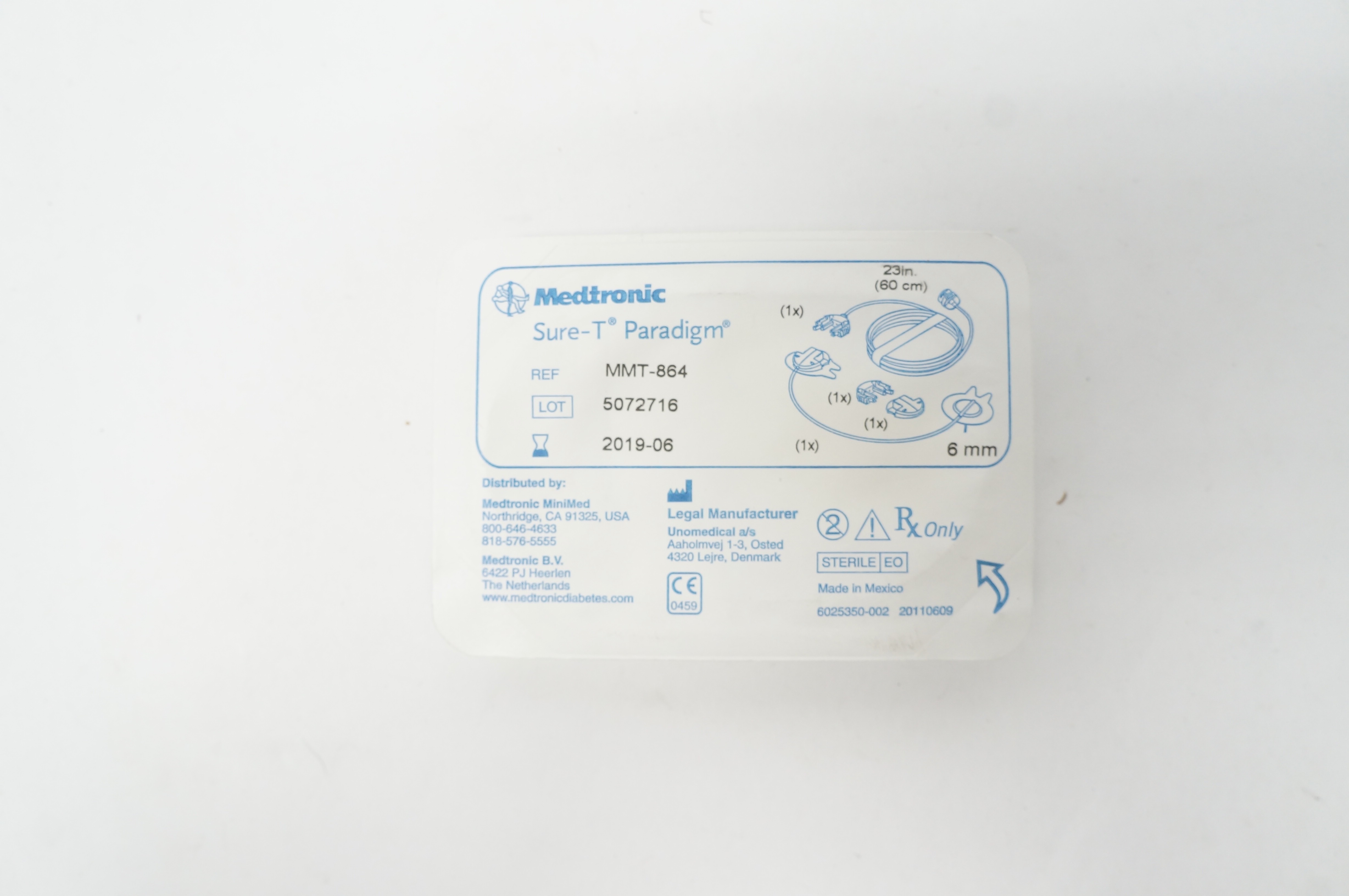 Unomedical MMT-864 Medtronic Sure-T Paradigm (x)