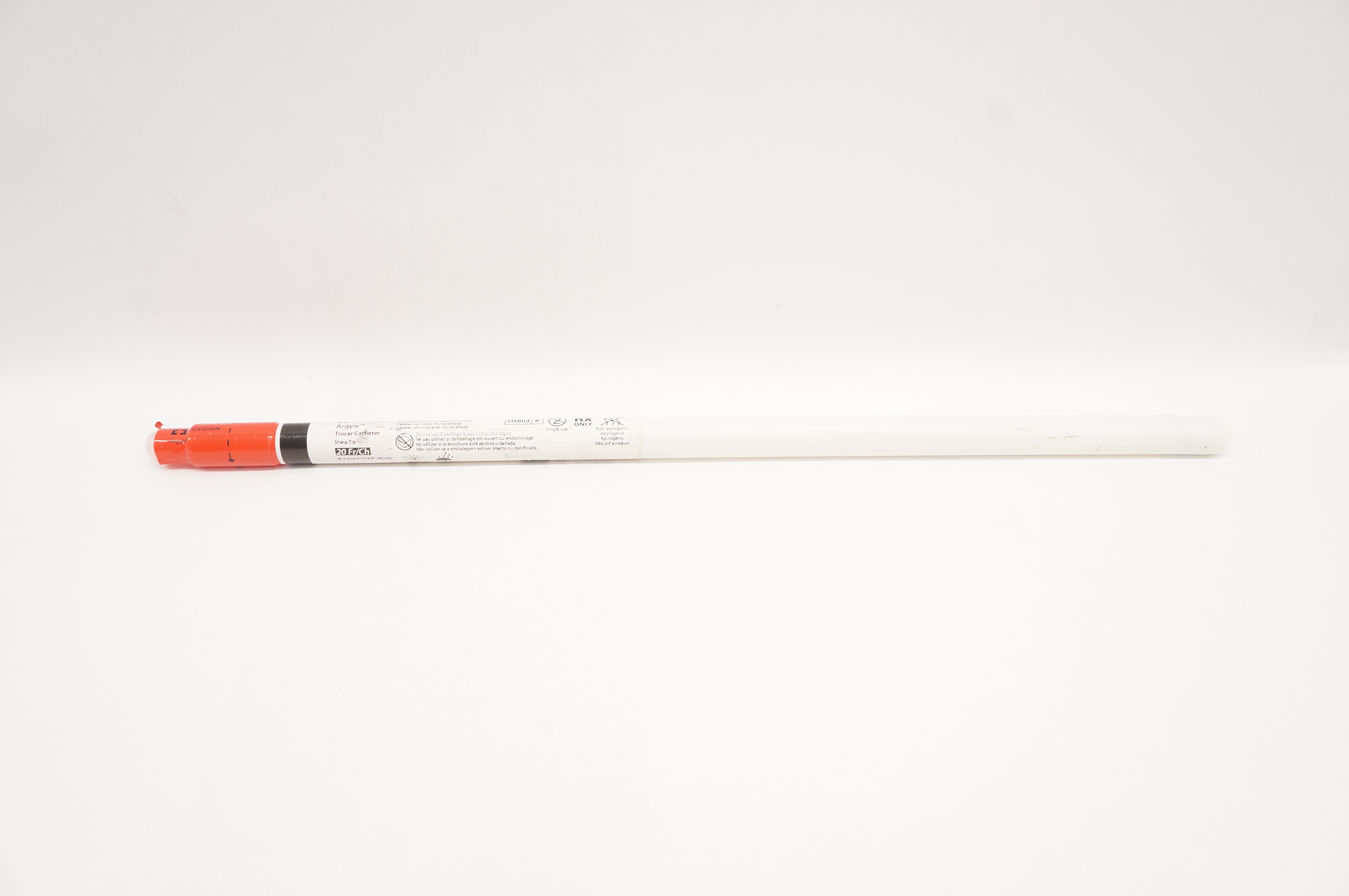 Covidien 8888561043 Argyle Trocar Cath. 20Fr x 15-3/4 inch