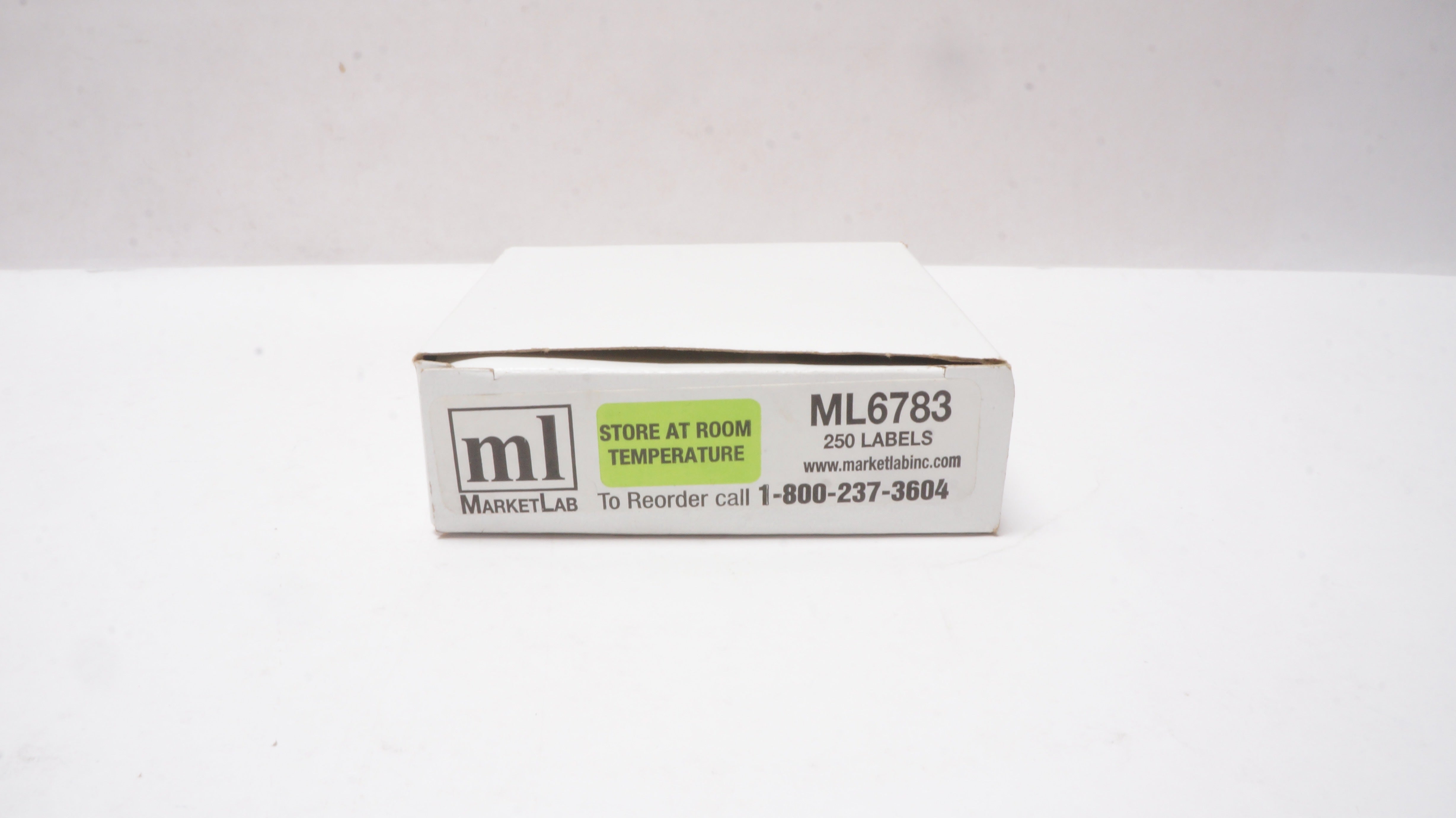 Market Label ML6783 Reagent Label Store At Room Temperature - Box of 250