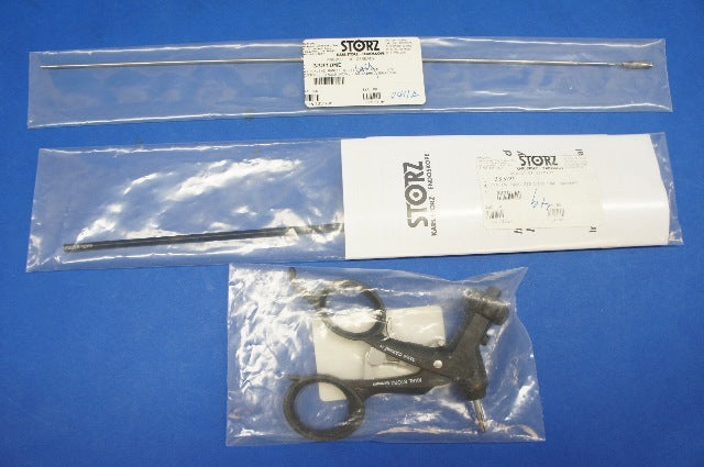 Karl Storz 33356ME Click Line MANHES Grasping Forceps, Size 5 mm, Length 36 cm