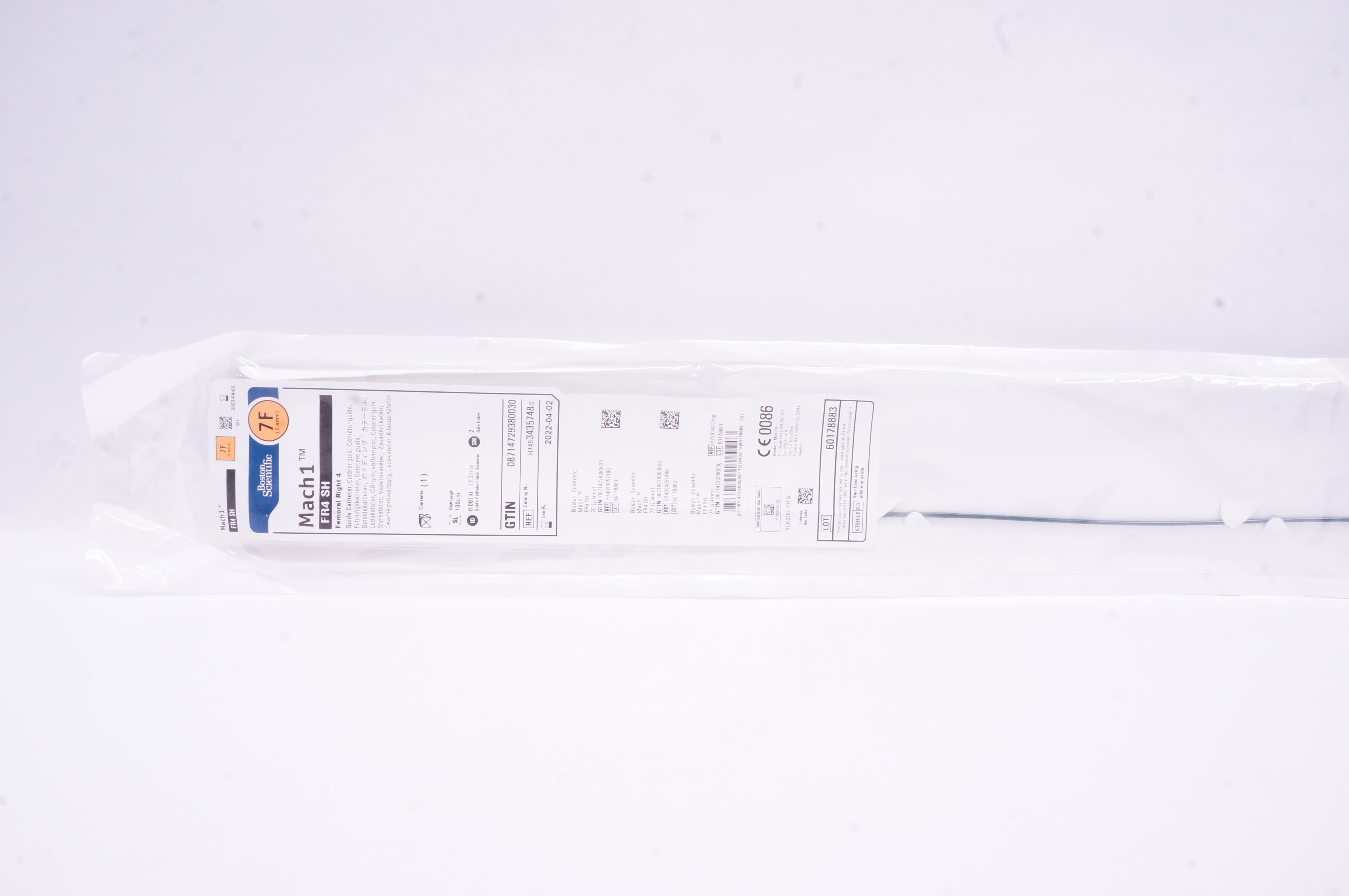 Boston Scientific 3435748 Mach1 FR4 SH Femoral Right 4 7Fr