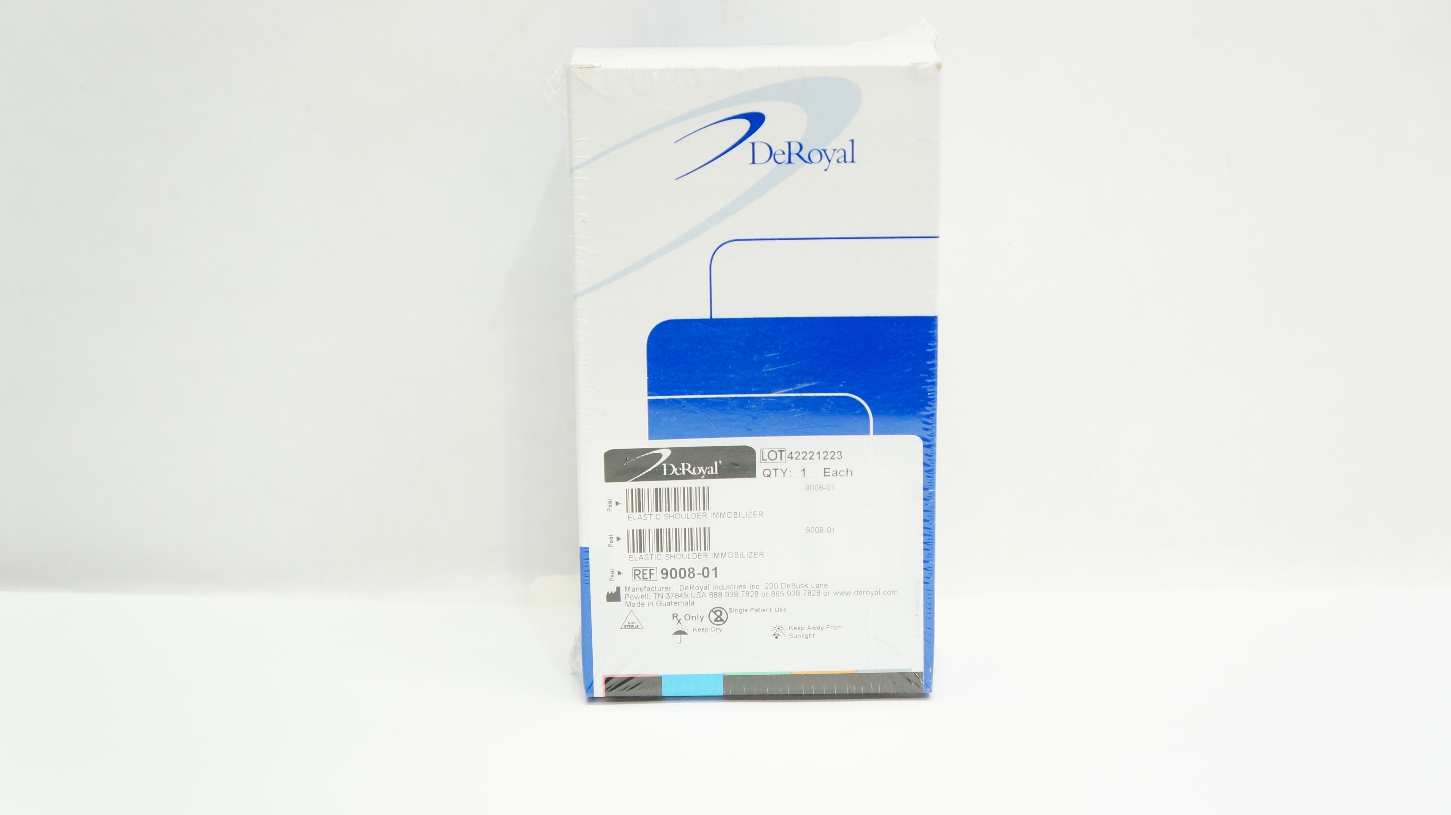 DeRoyal 9008-01 Elastic Shoulder Immobilizer Small