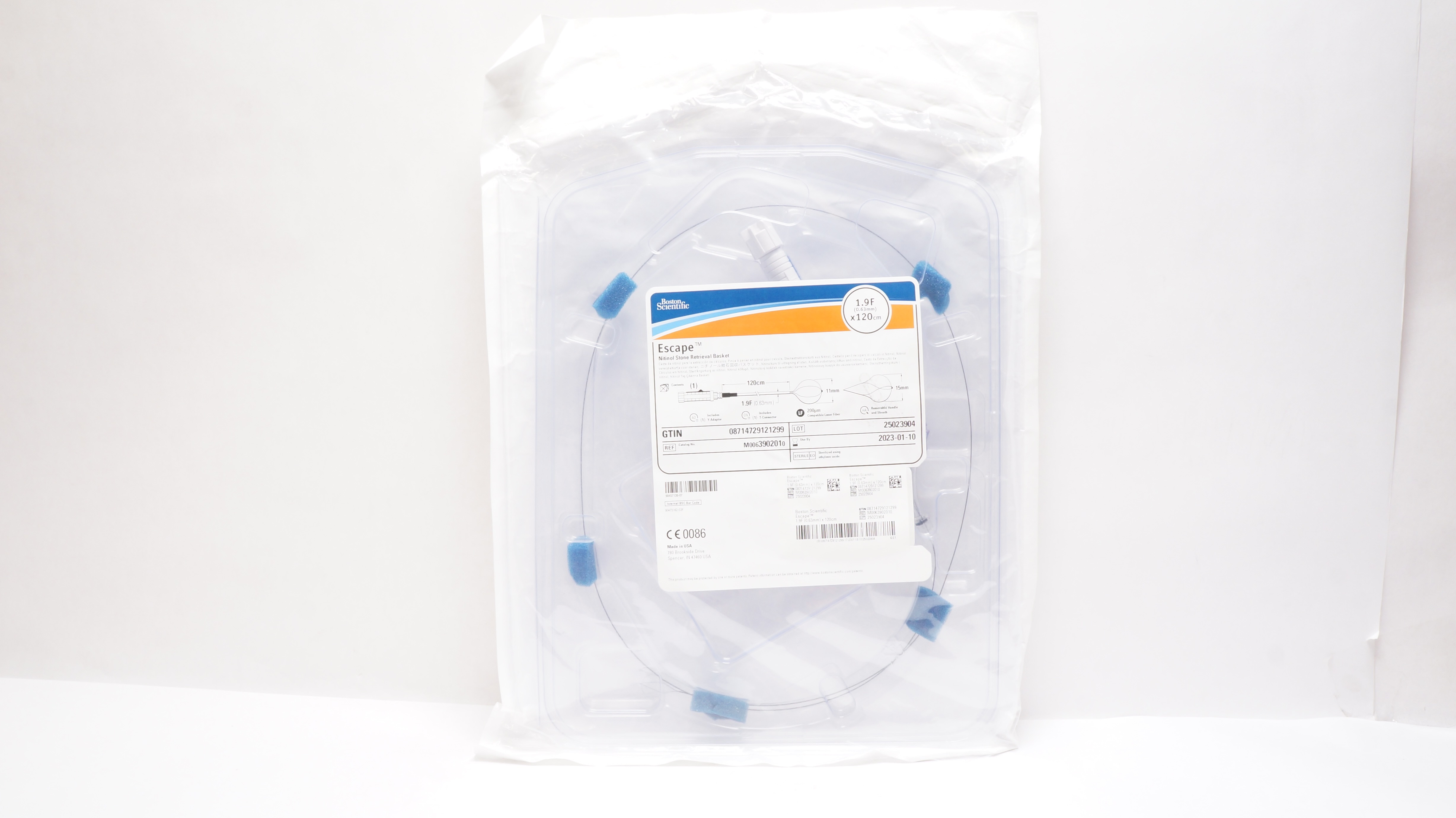 Boston Scientific M0063902010 Escape Stone Retrieval Basket 1.9 F x 120cm (x)