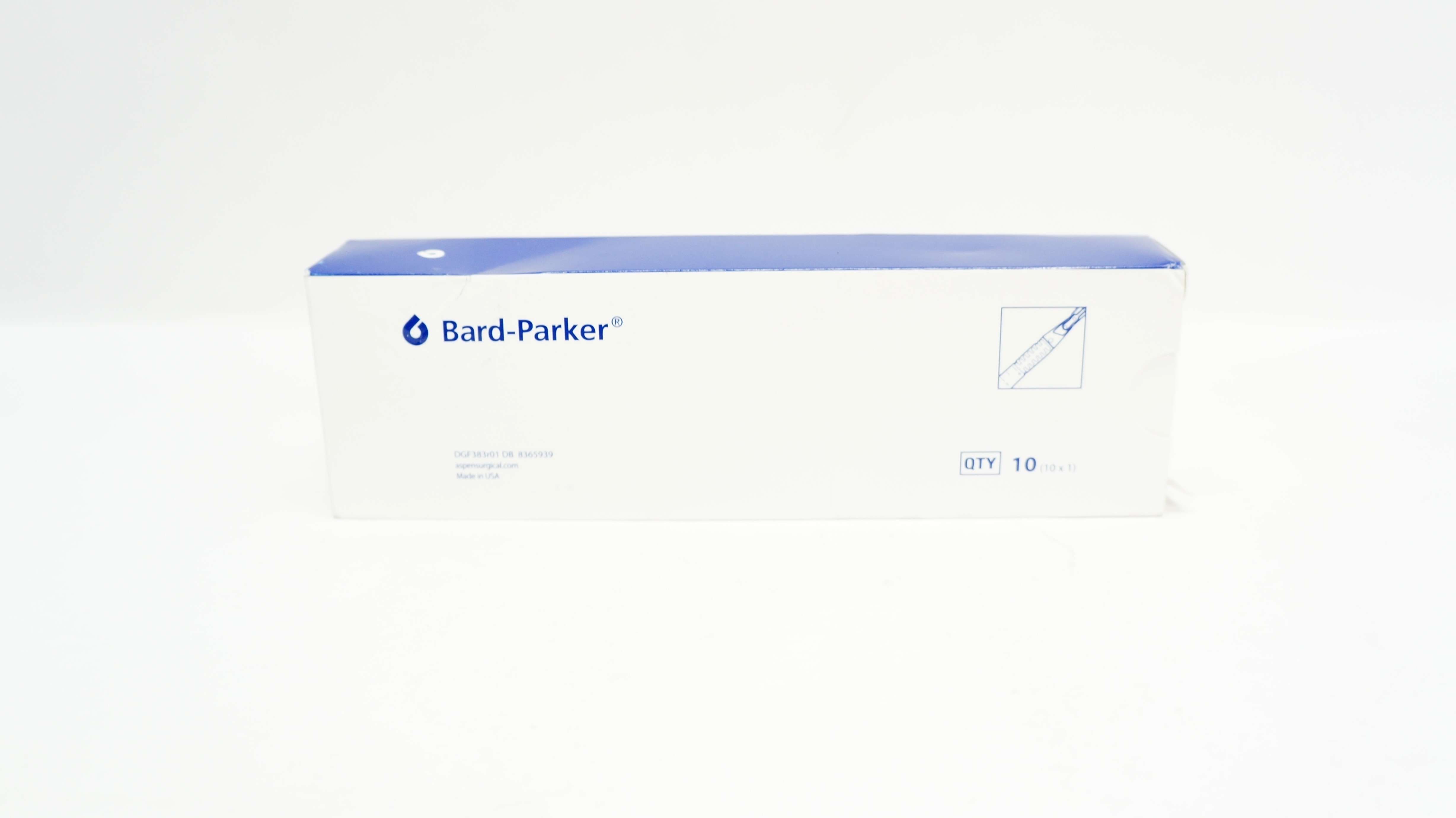 Aspen 371611 Bard-Parker Stainless Steel Surgical Blade Scalpel #11 - Box of 10