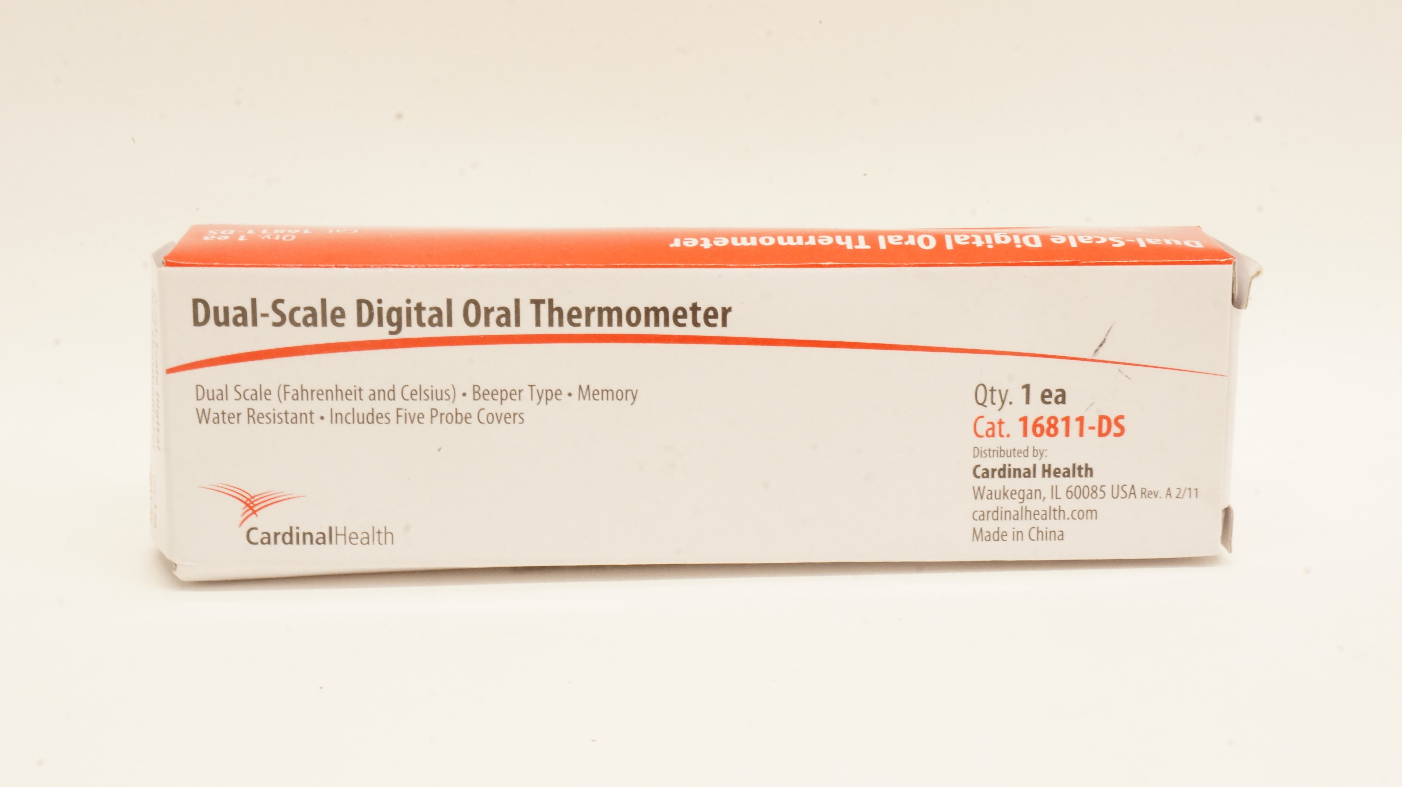 Cardinal Health 16811-DS Dual-Scale Digital Oral Thermometer