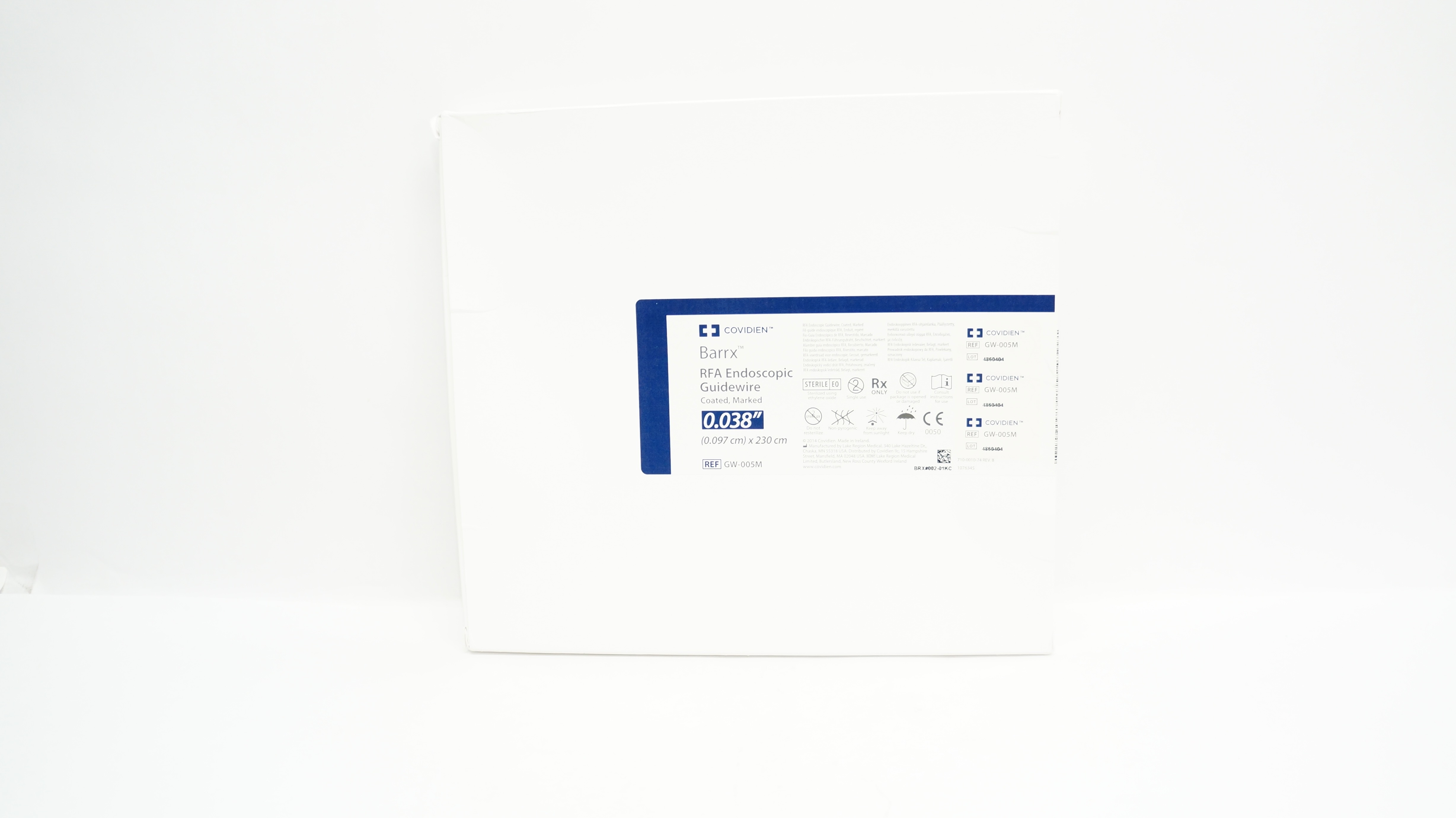 Covidien GW-005M Barre RFA Endoscopic Guidewire Coated 0.038In (x)