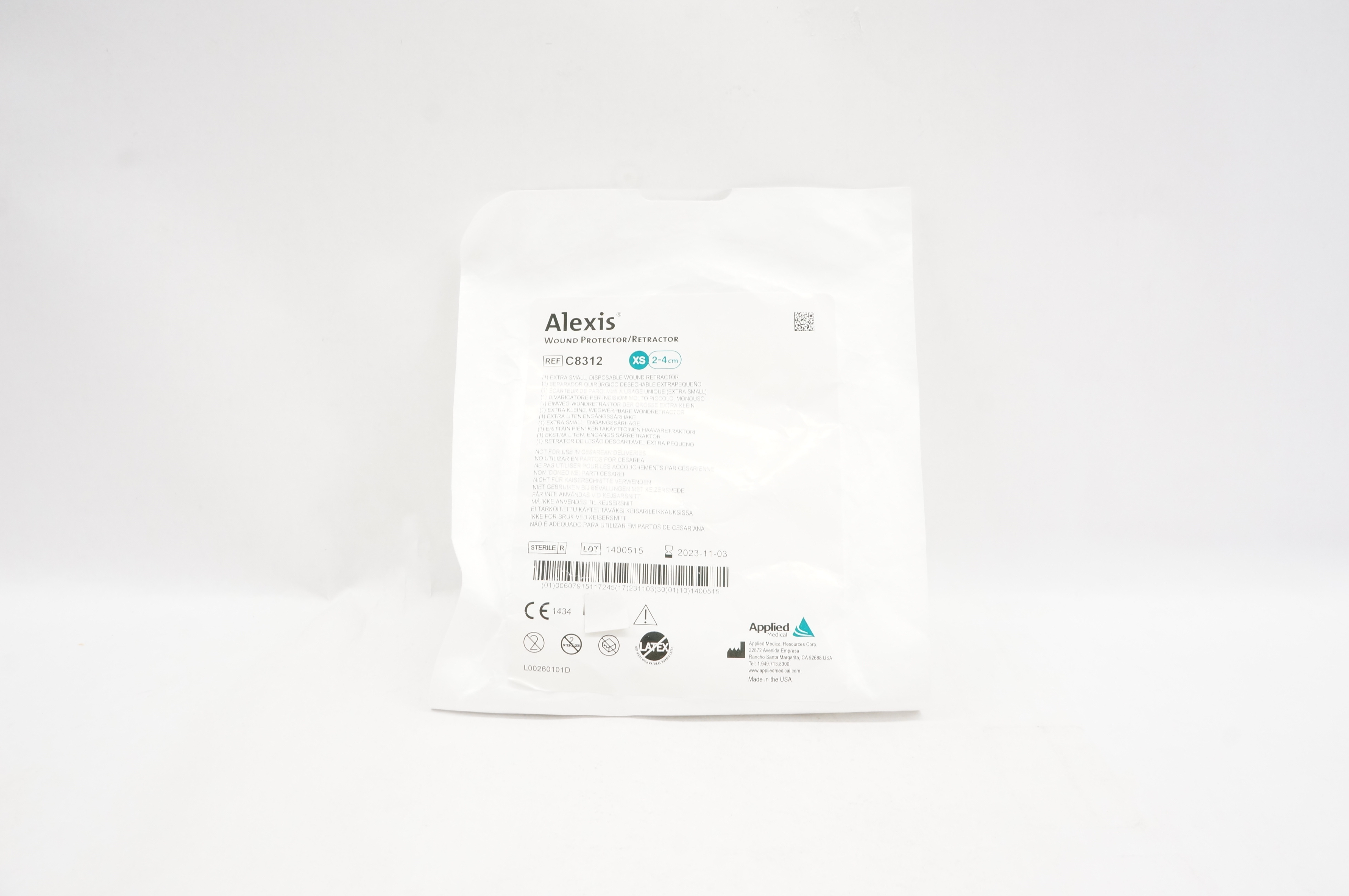 Applied Medical C8312 Alexis Extra Small Wound Protector/Retractor 2-4cm