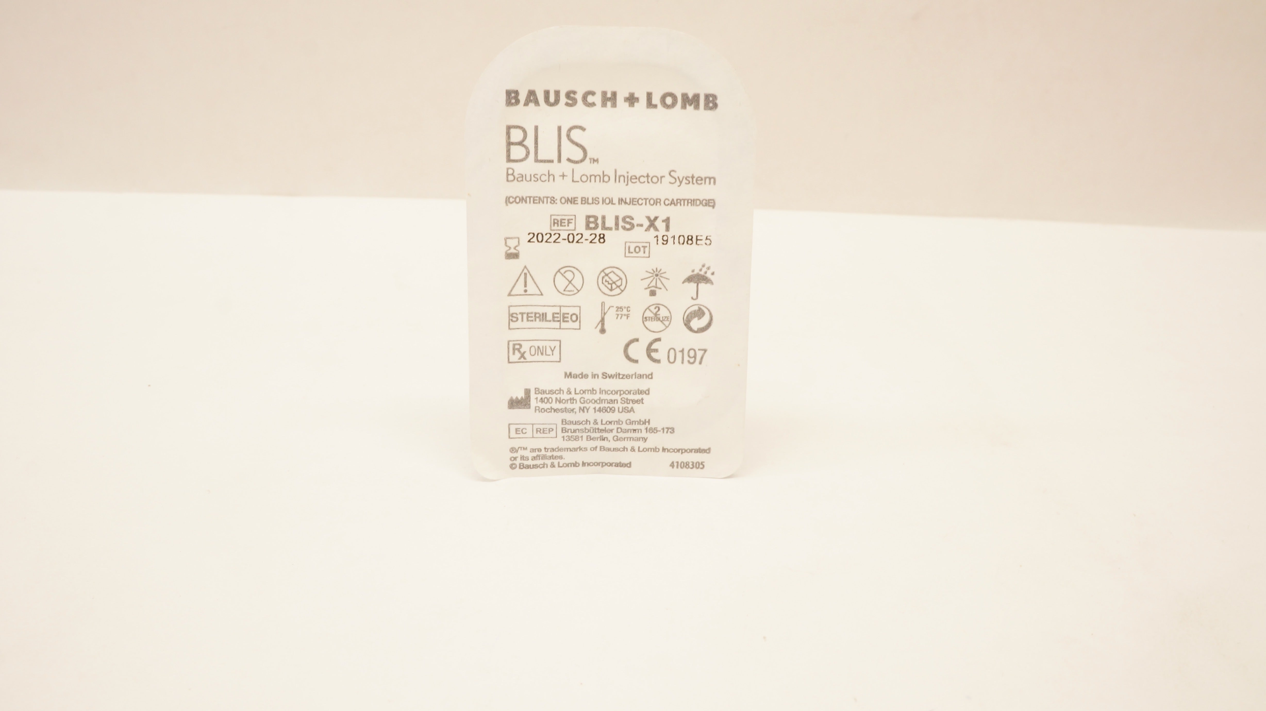 BauschLomb BLIS-X1 BLIS IOL Injector Cartridge (x)