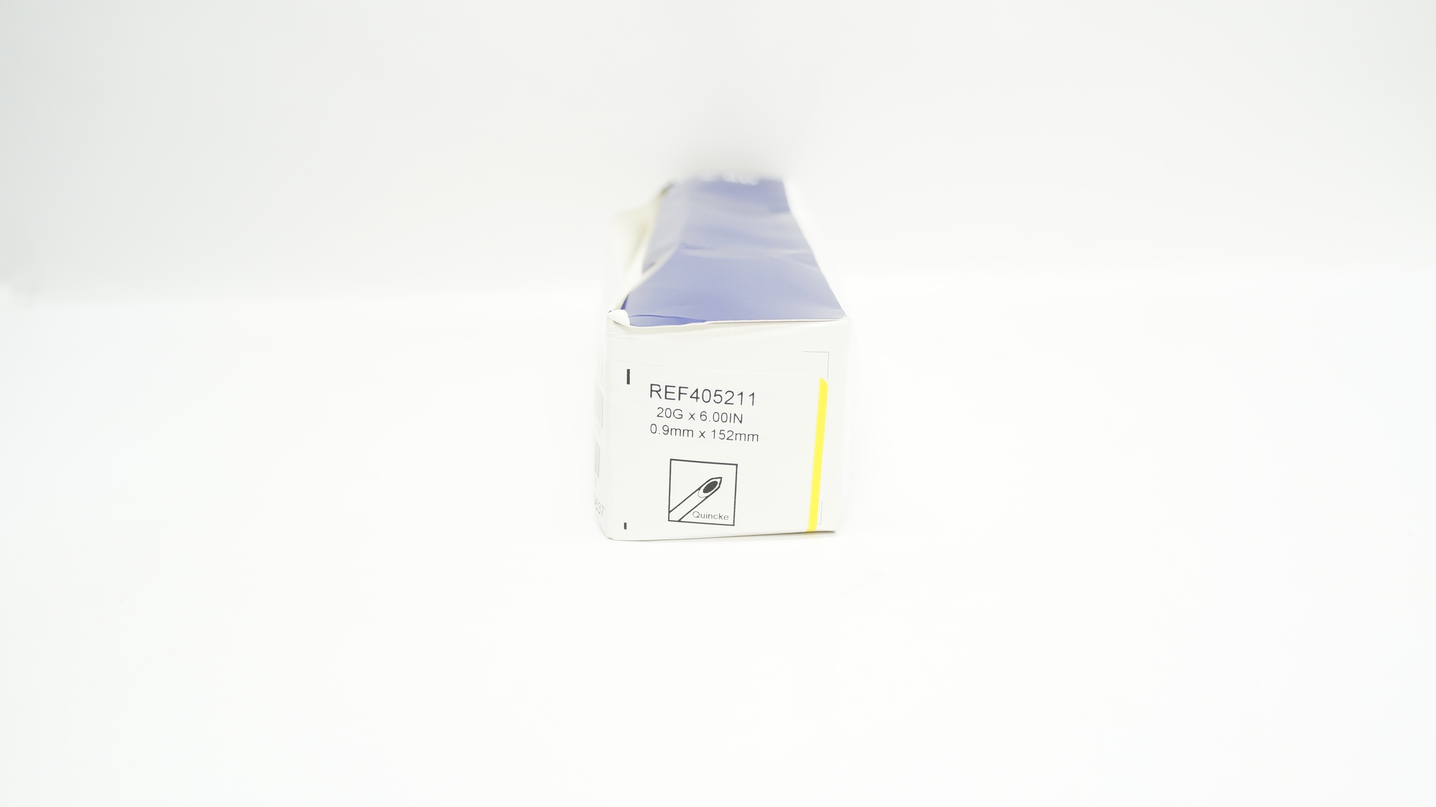 BD 405211 Spinal Ndle. Quincke Type Point 20Ga x 6inch - Box of 10