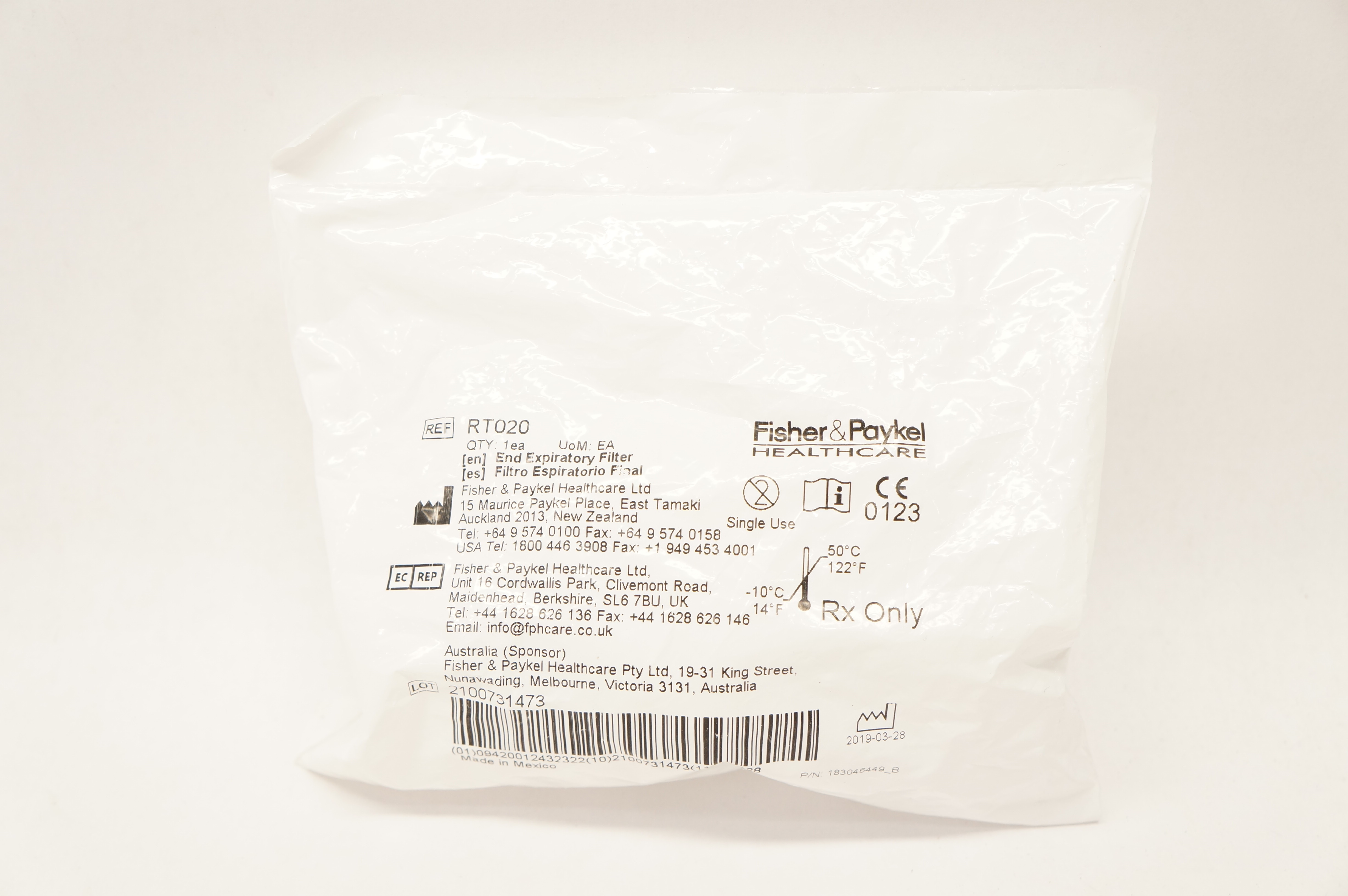 Fisher&Paykel RT020 Three in One Respiratory Care System