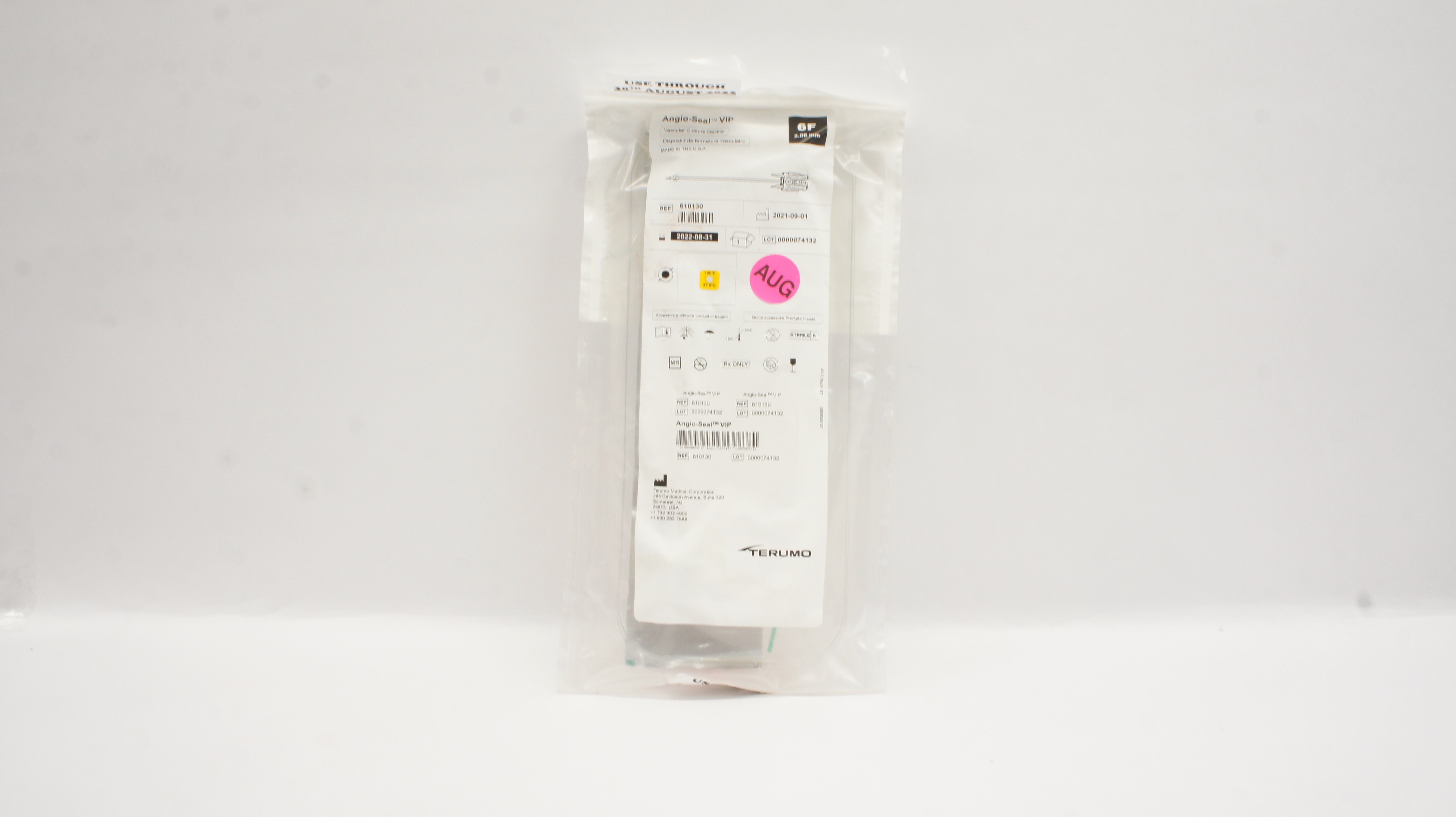 Terumo 610130 Angio-Seal VIP Vascular Closure Device 6F  (x)