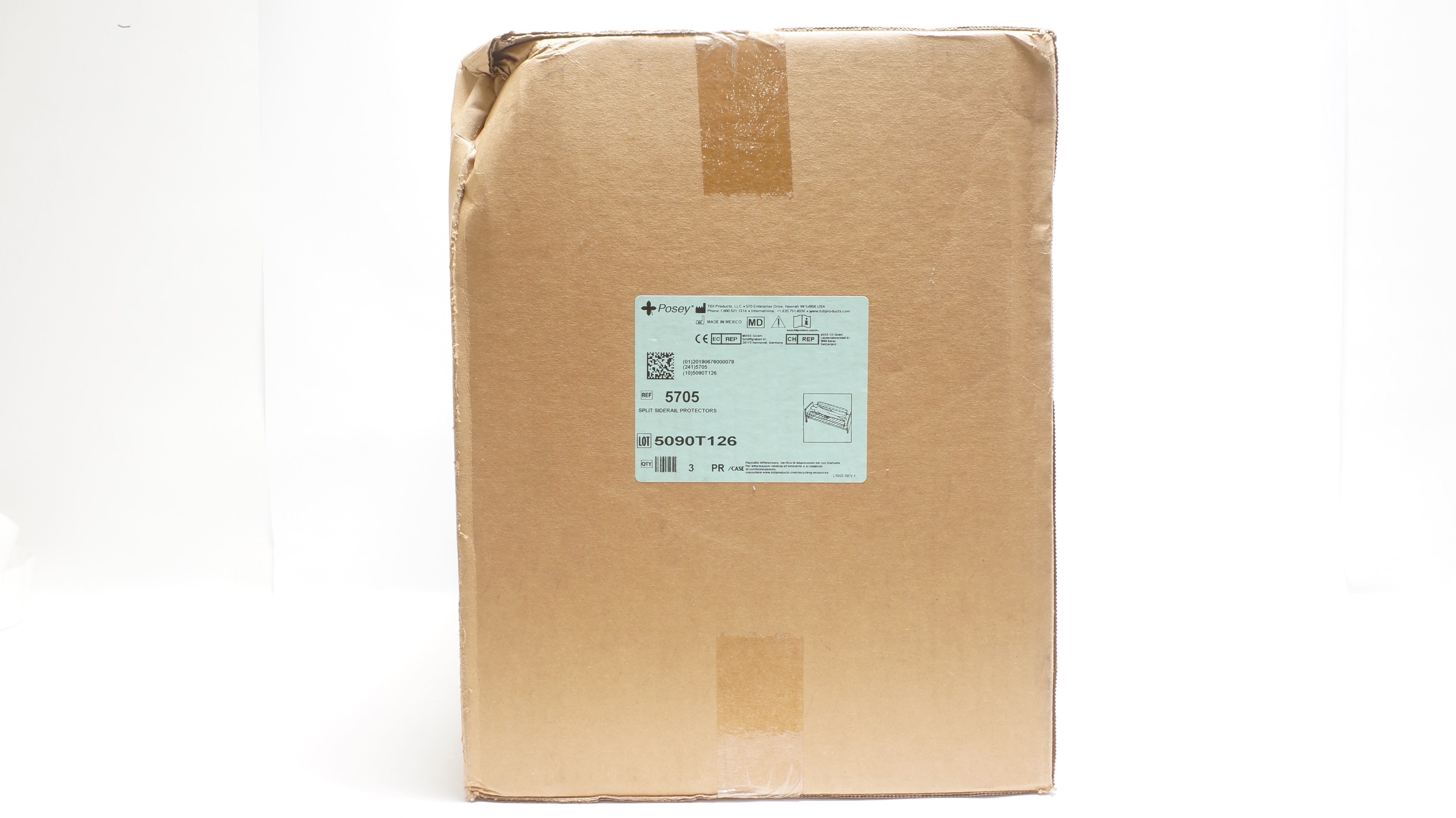 TIDI 5705 Posey Split Sideral Protectors - Case of 3