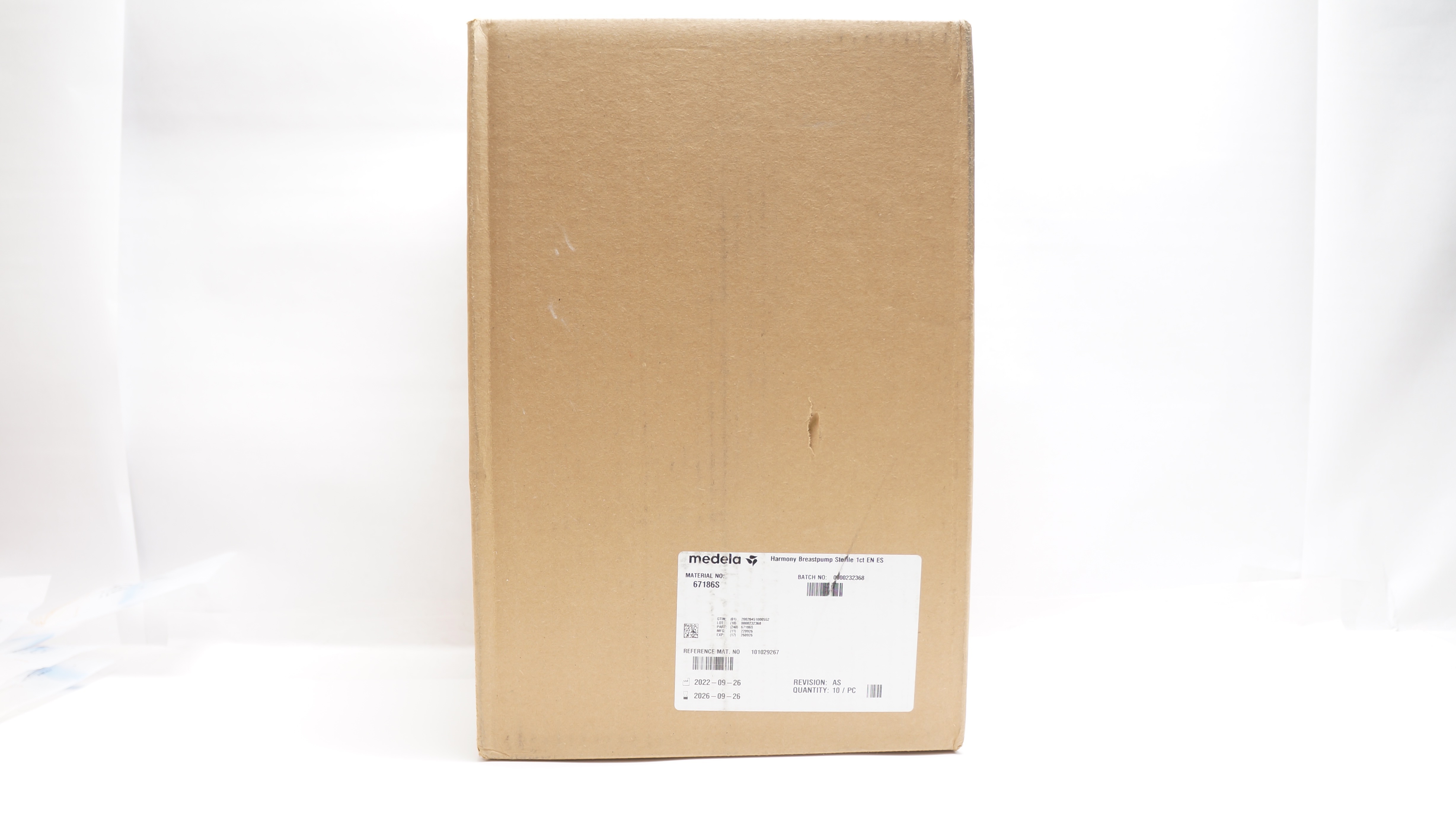 Medela 67186S Harmony Breastpump Manual - Case of 10