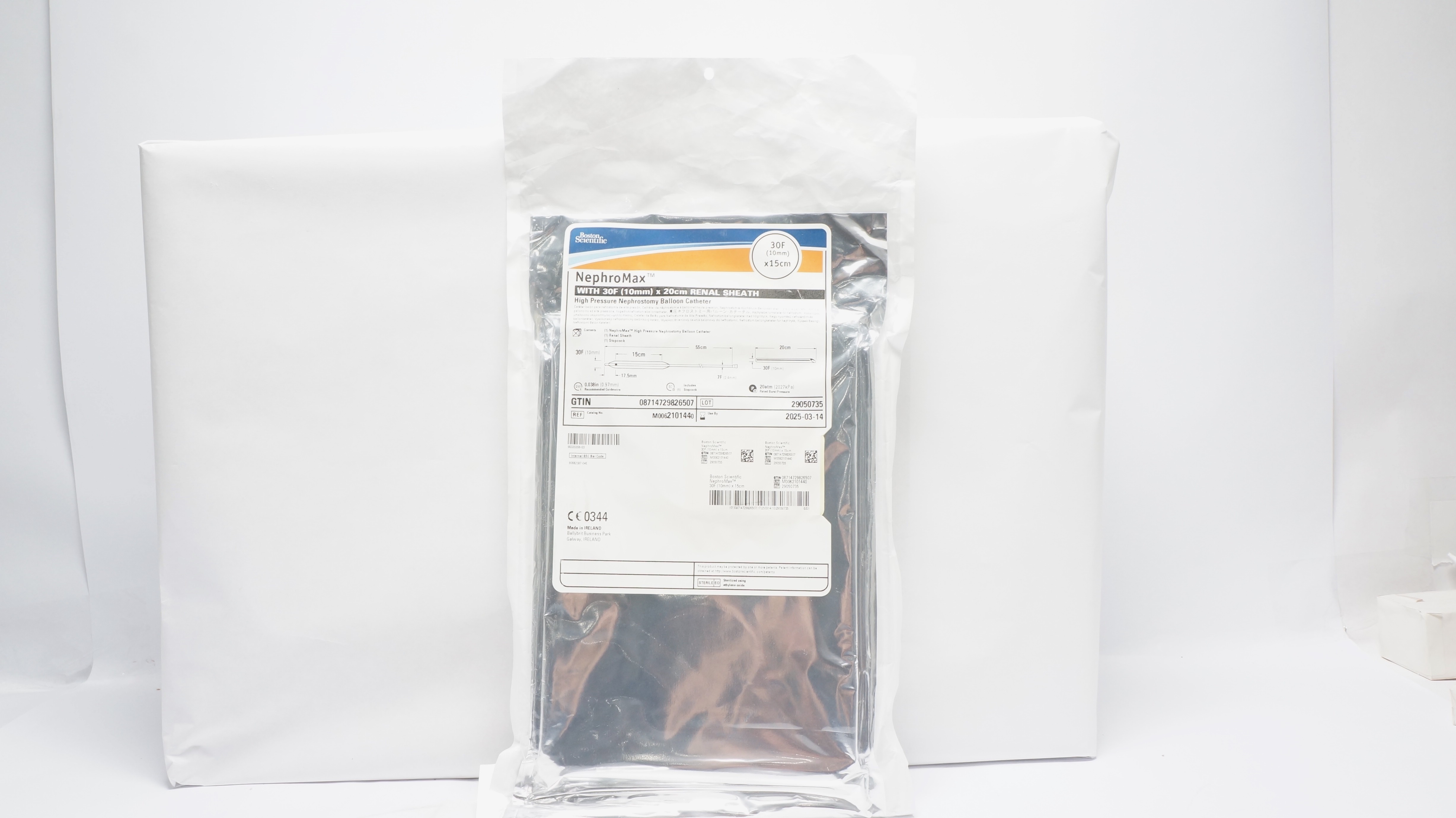Boston Scientific 210144 NephroMax High Pressure Balloon Cath. 30F x 15cm (x)