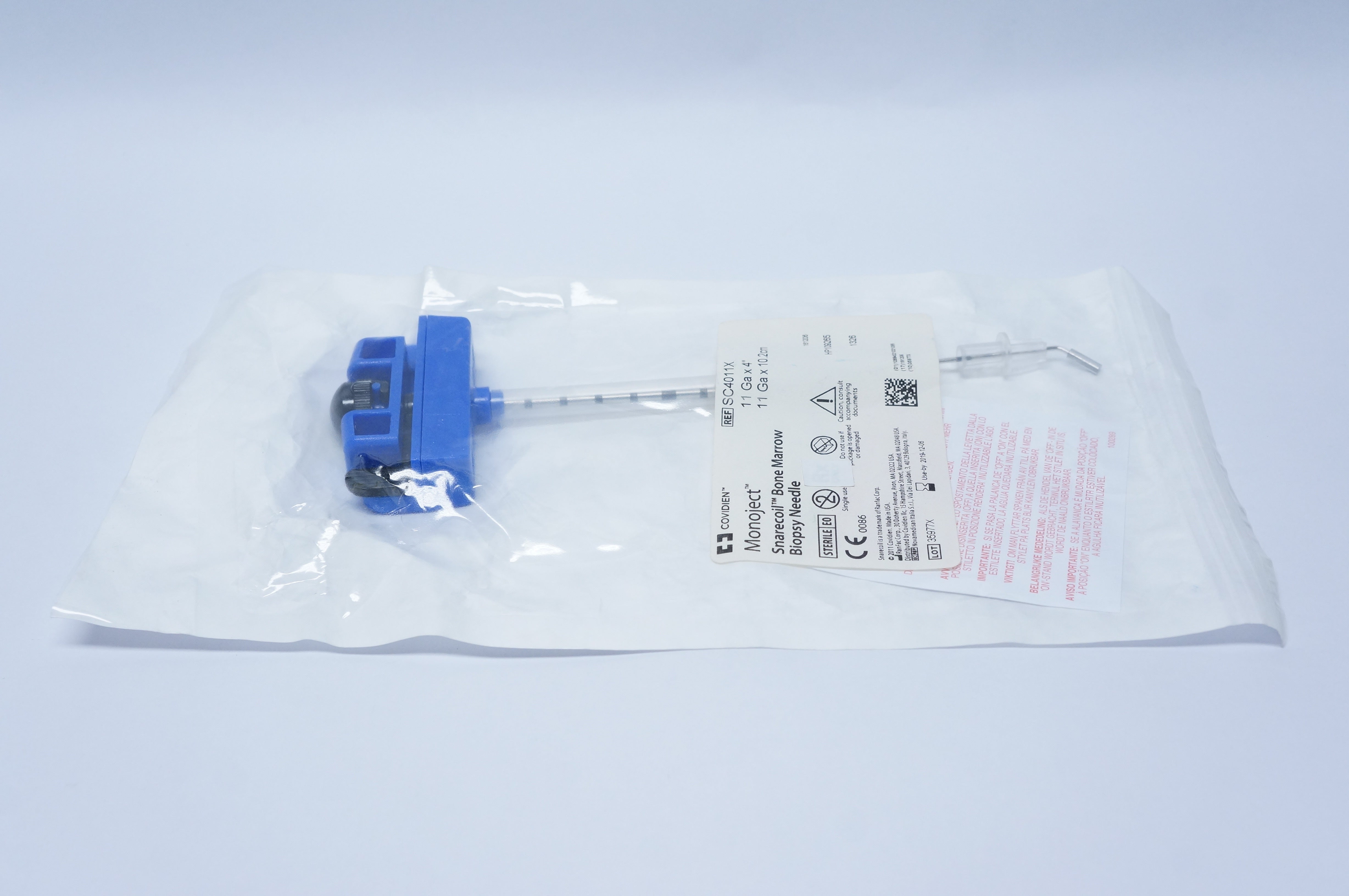 Covidien SC4011X Monoject Snarecoil Bone Marrow Biopsy Ndle 11Ga x 4inch (x)
