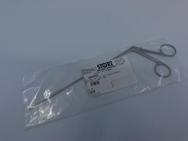 Karl Storz 663202 Forceps Round Cupped Jaws, Diameter 0.6 mm, Extra Delicate